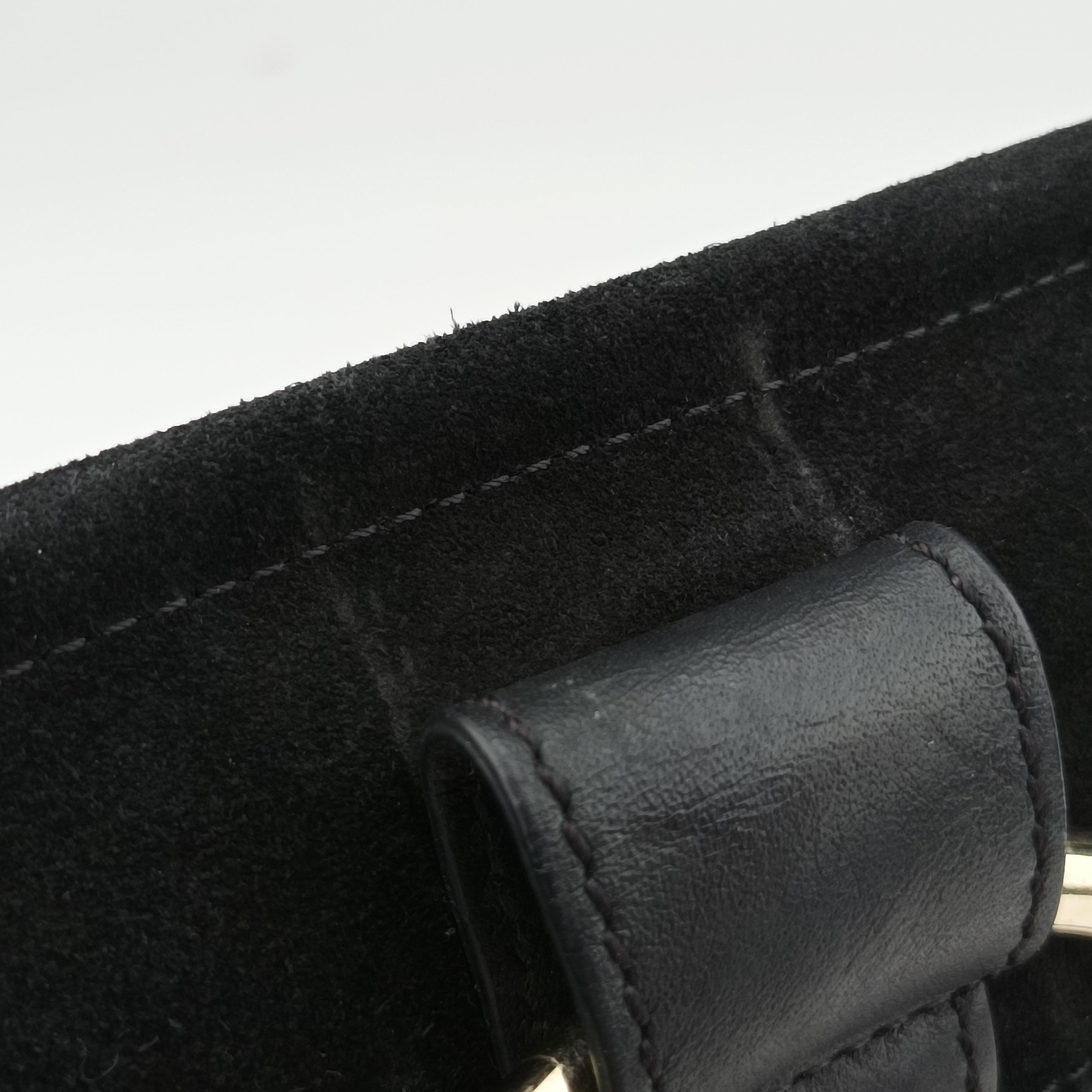 Pre-owned Chloe FAYE Black Leather  handbag | stylenewstar