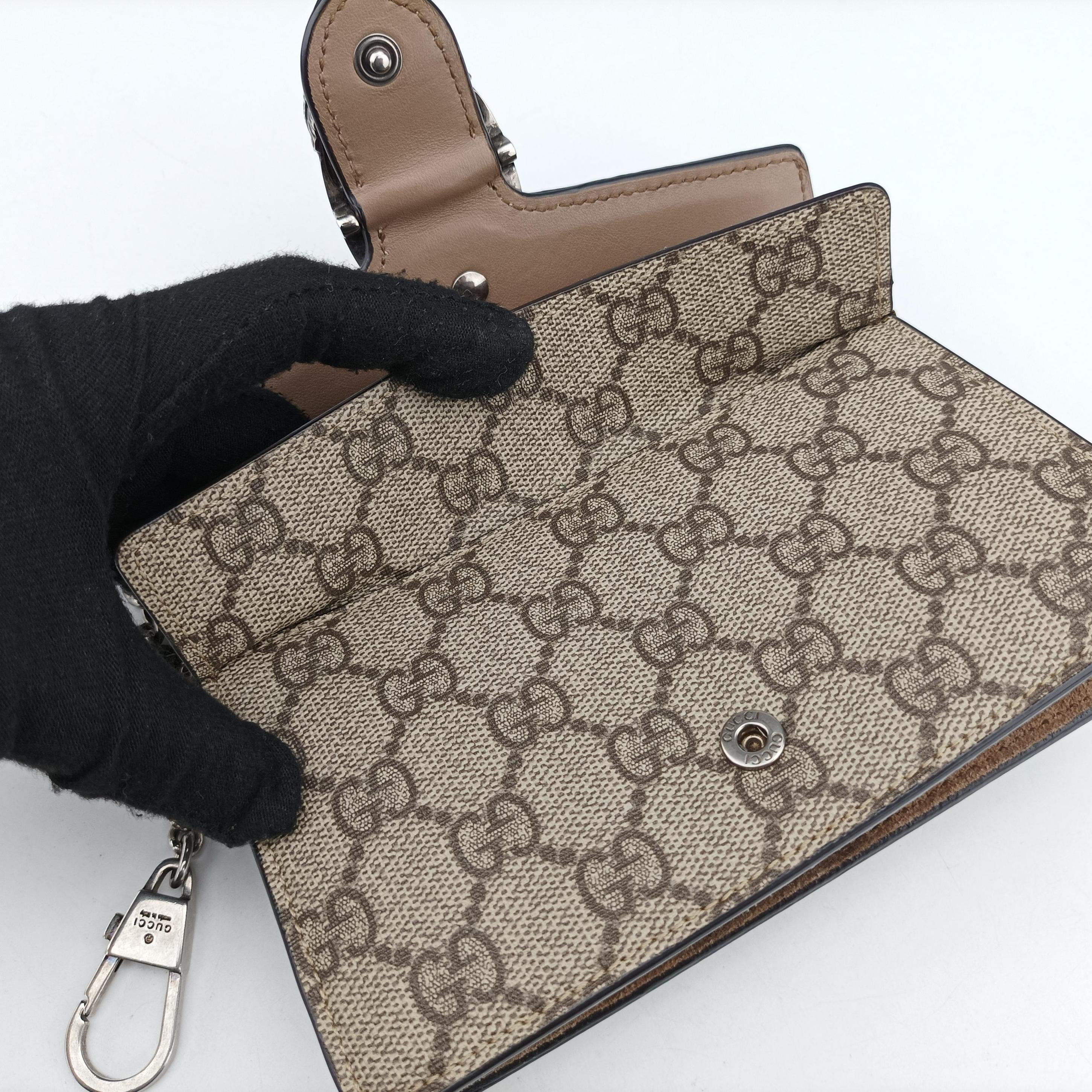 Secondhand Gucci Dionysus Brown PVC coated canvas 476432 shoulderbag | stylenewstar