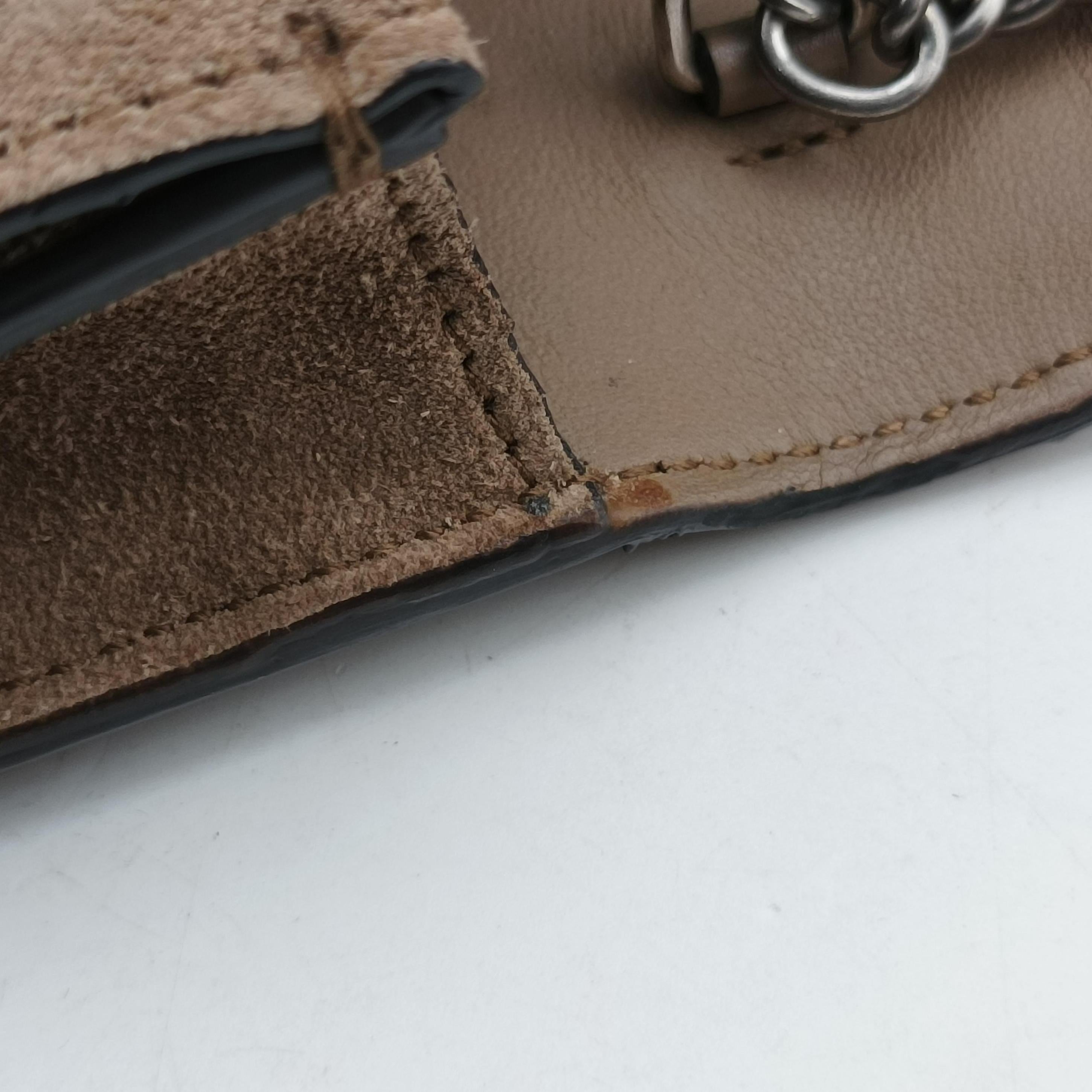 Secondhand Gucci Dionysus Brown PVC coated canvas 476432 shoulderbag | stylenewstar