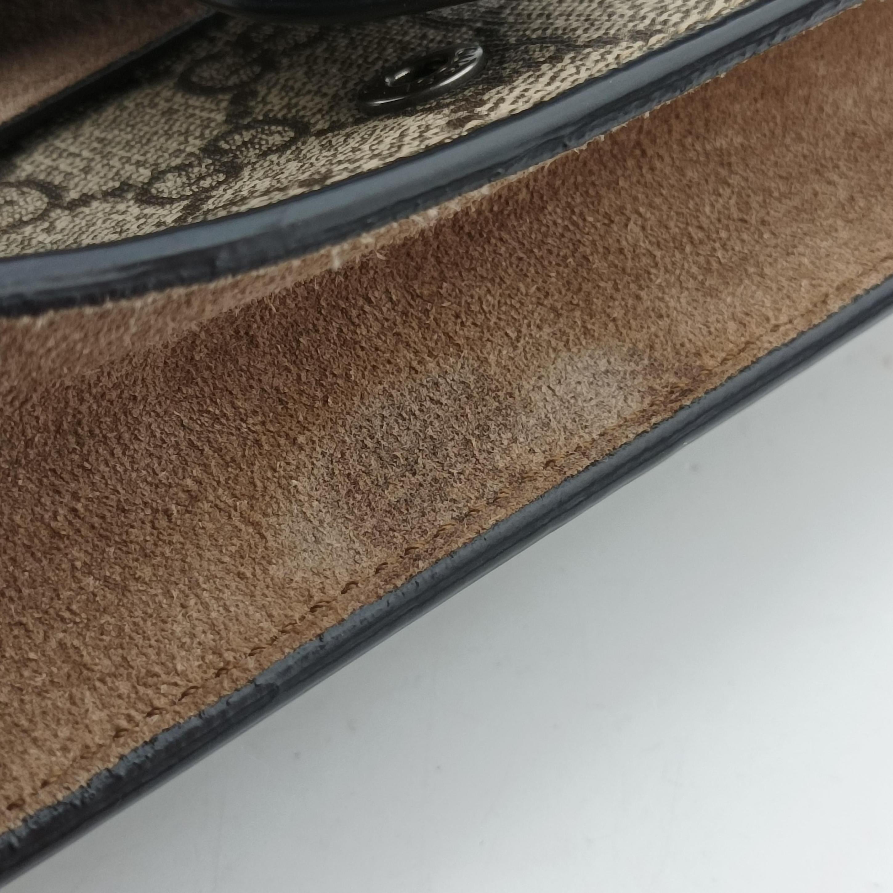 Secondhand Gucci Dionysus Brown PVC coated canvas 476432 shoulderbag | stylenewstar