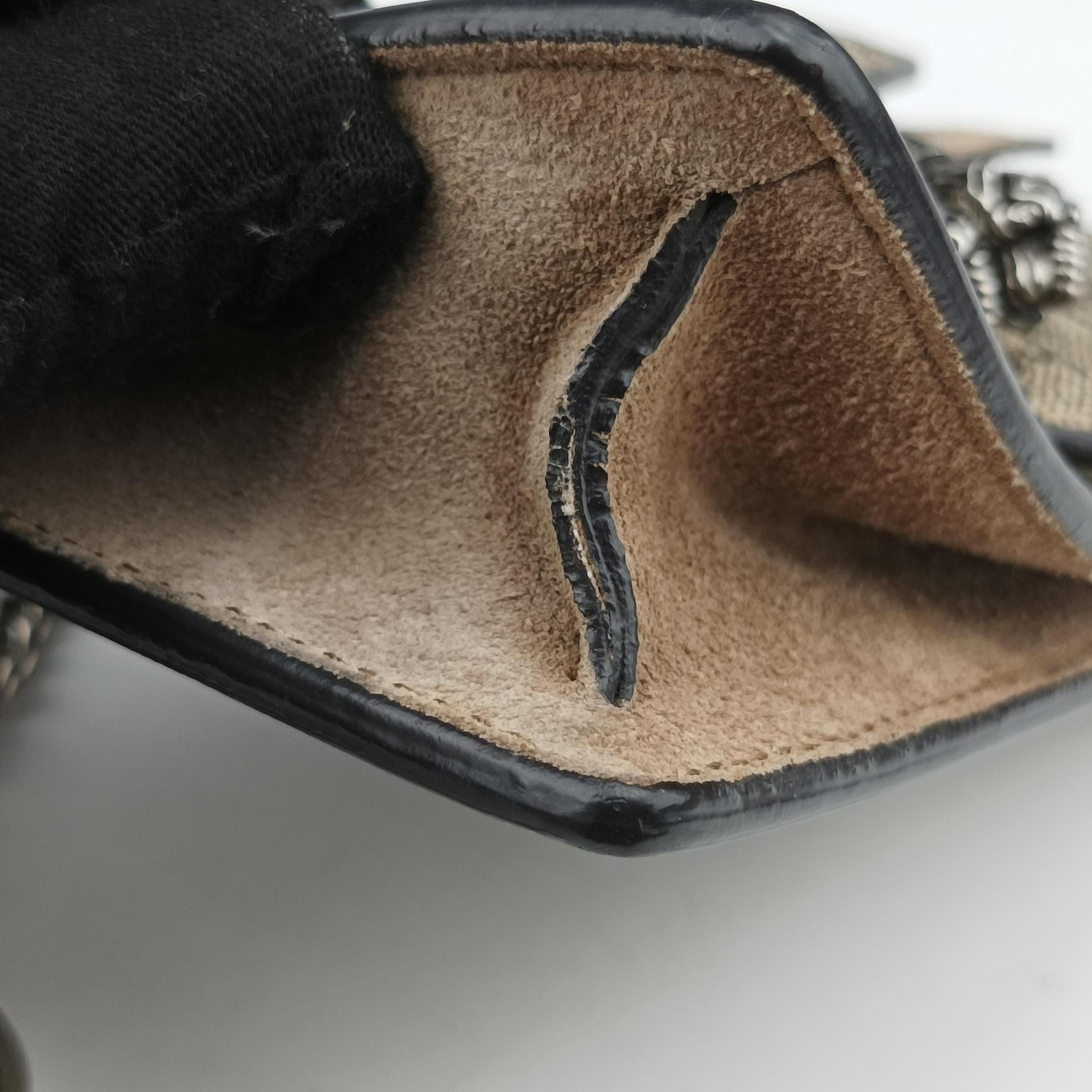 Secondhand Gucci Dionysus Brown PVC coated canvas 476432 shoulderbag | stylenewstar