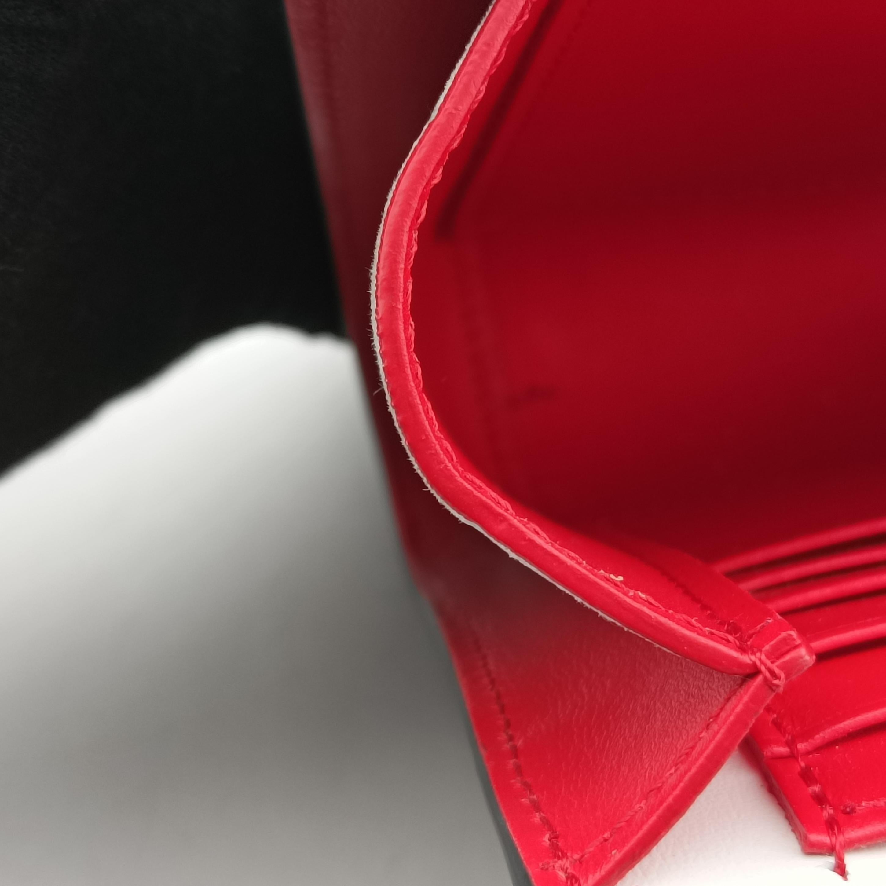 Vintage Christian Louboutin Paloma Clutch Grey Leather  shoulderbag | stylenewstar