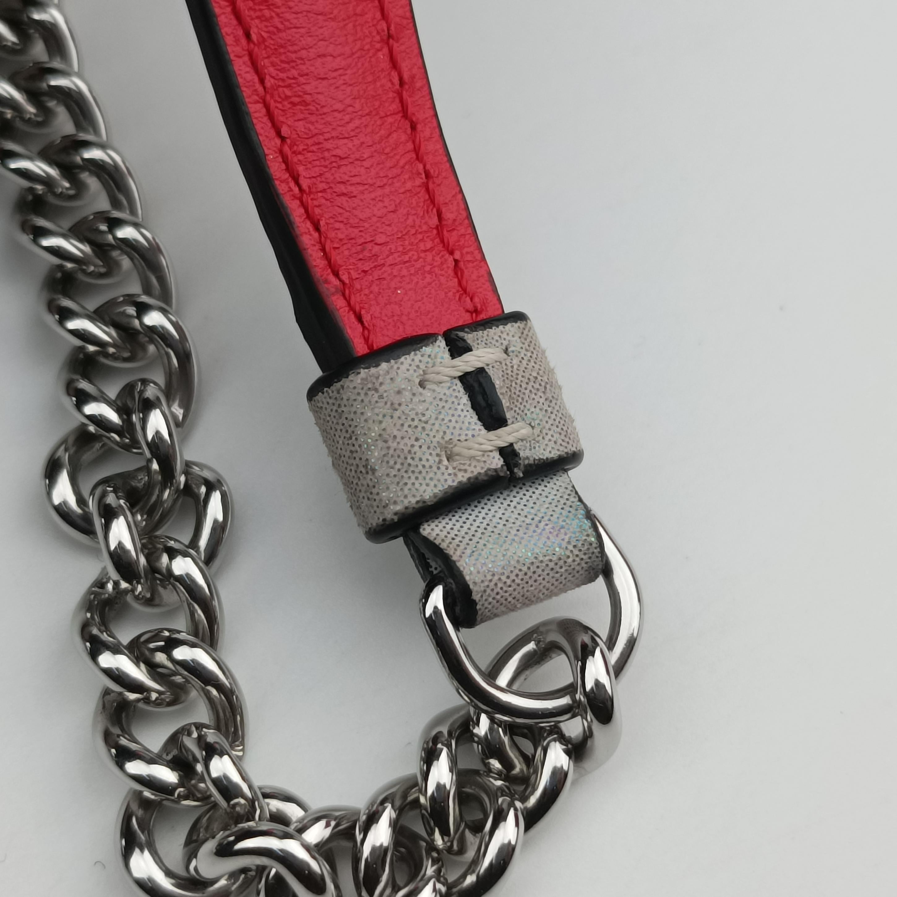 Vintage Christian Louboutin Paloma Clutch Grey Leather  shoulderbag | stylenewstar