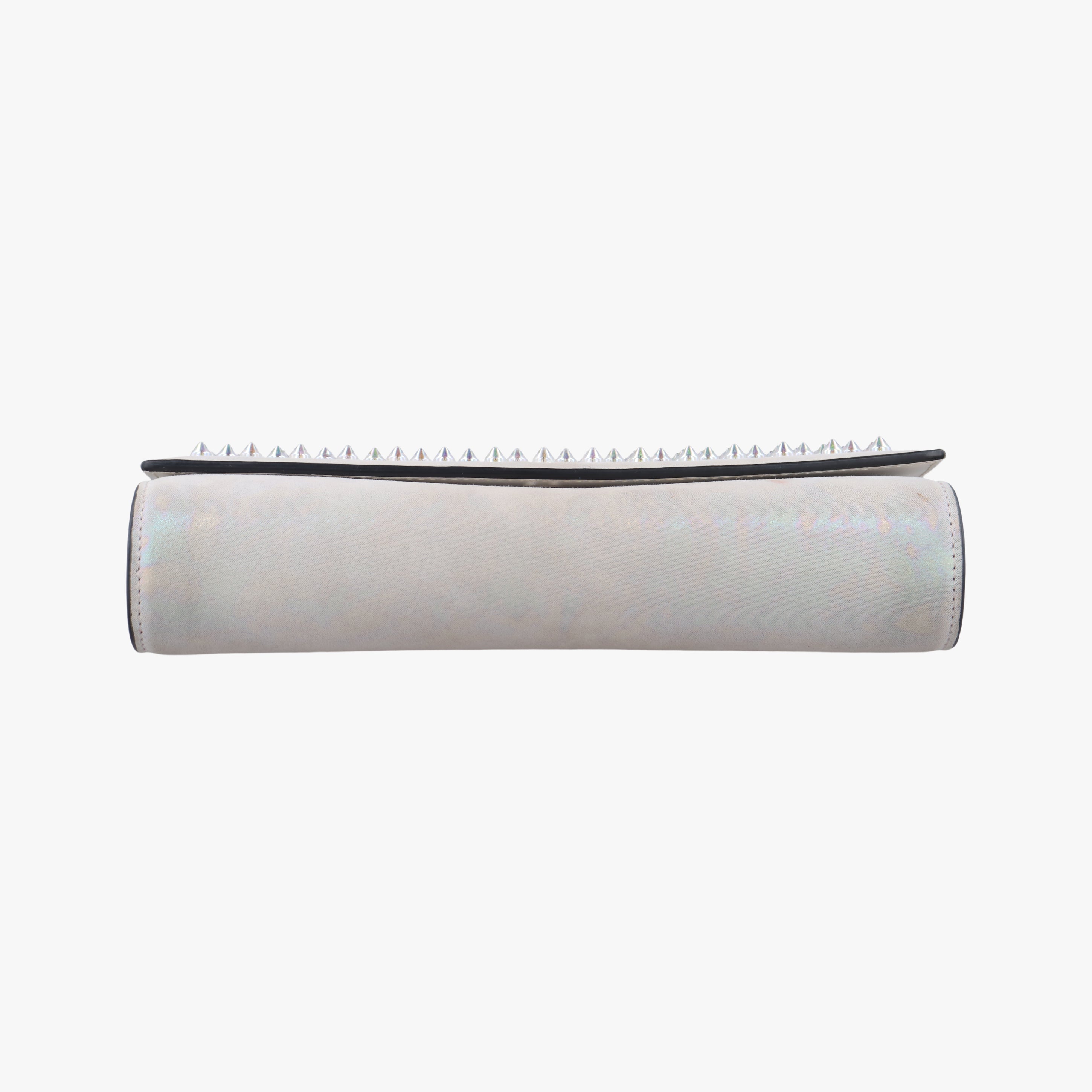 Vintage Christian Louboutin Paloma Clutch Grey Leather  shoulderbag | stylenewstar