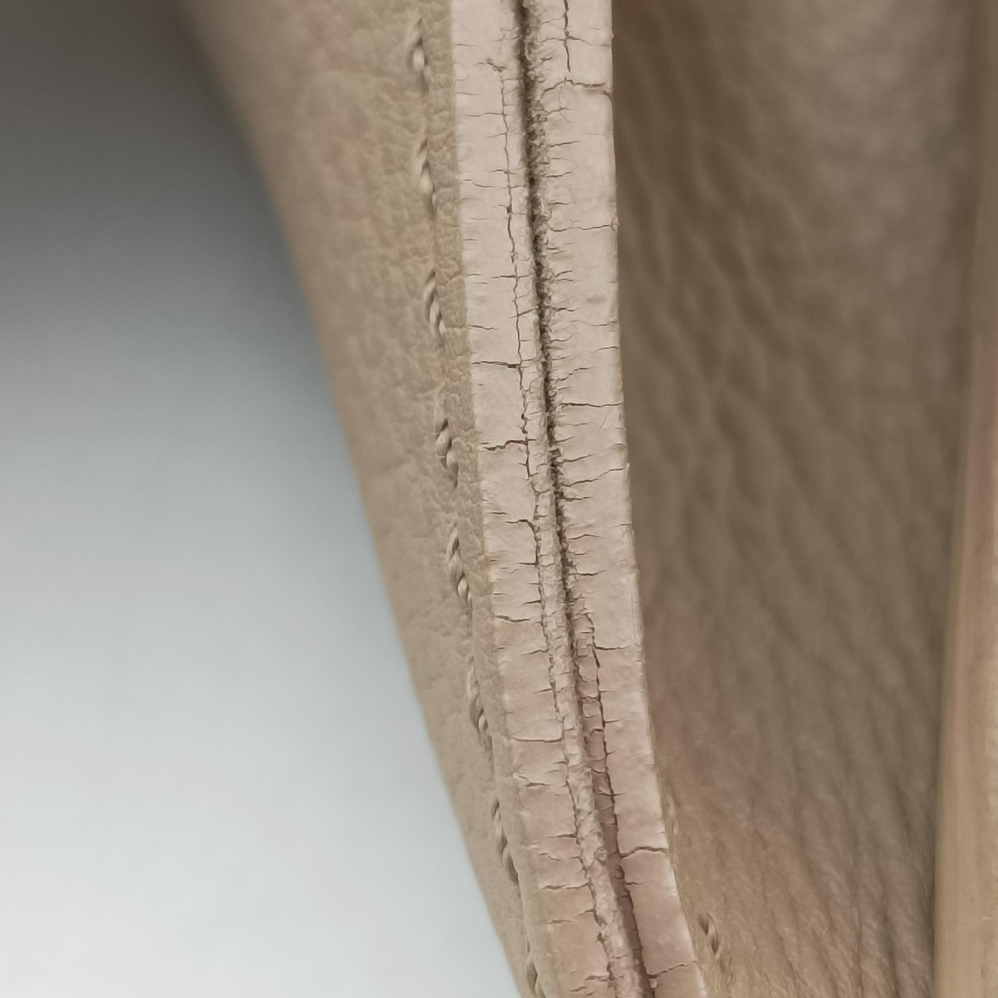 Pre-owned Celine Luggage Small Square Phantom Beige Leather  handbag | stylenewstar