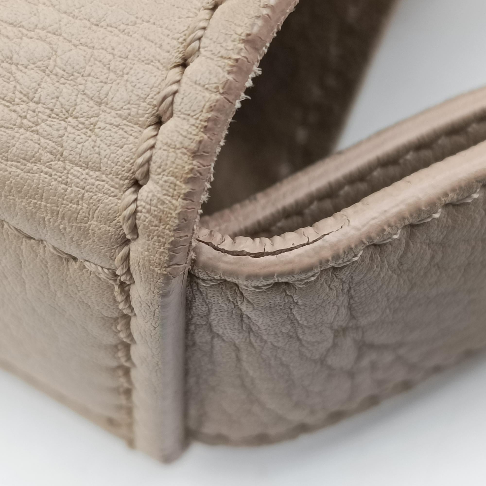 Pre-owned Celine Luggage Small Square Phantom Beige Leather  handbag | stylenewstar