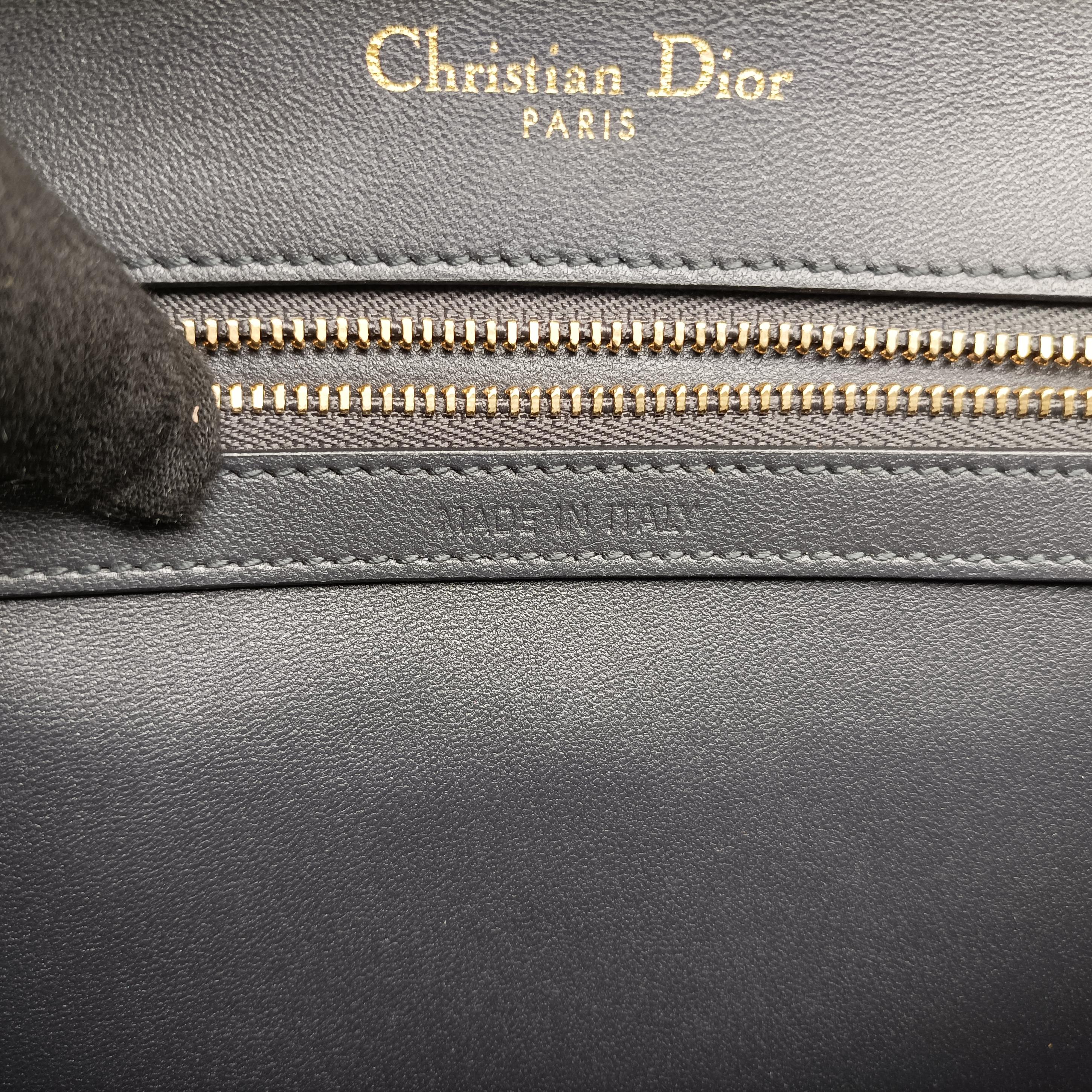 Pre-owned Christian Dior Diorama Silver Leather  shoulderbag | stylenewstar
