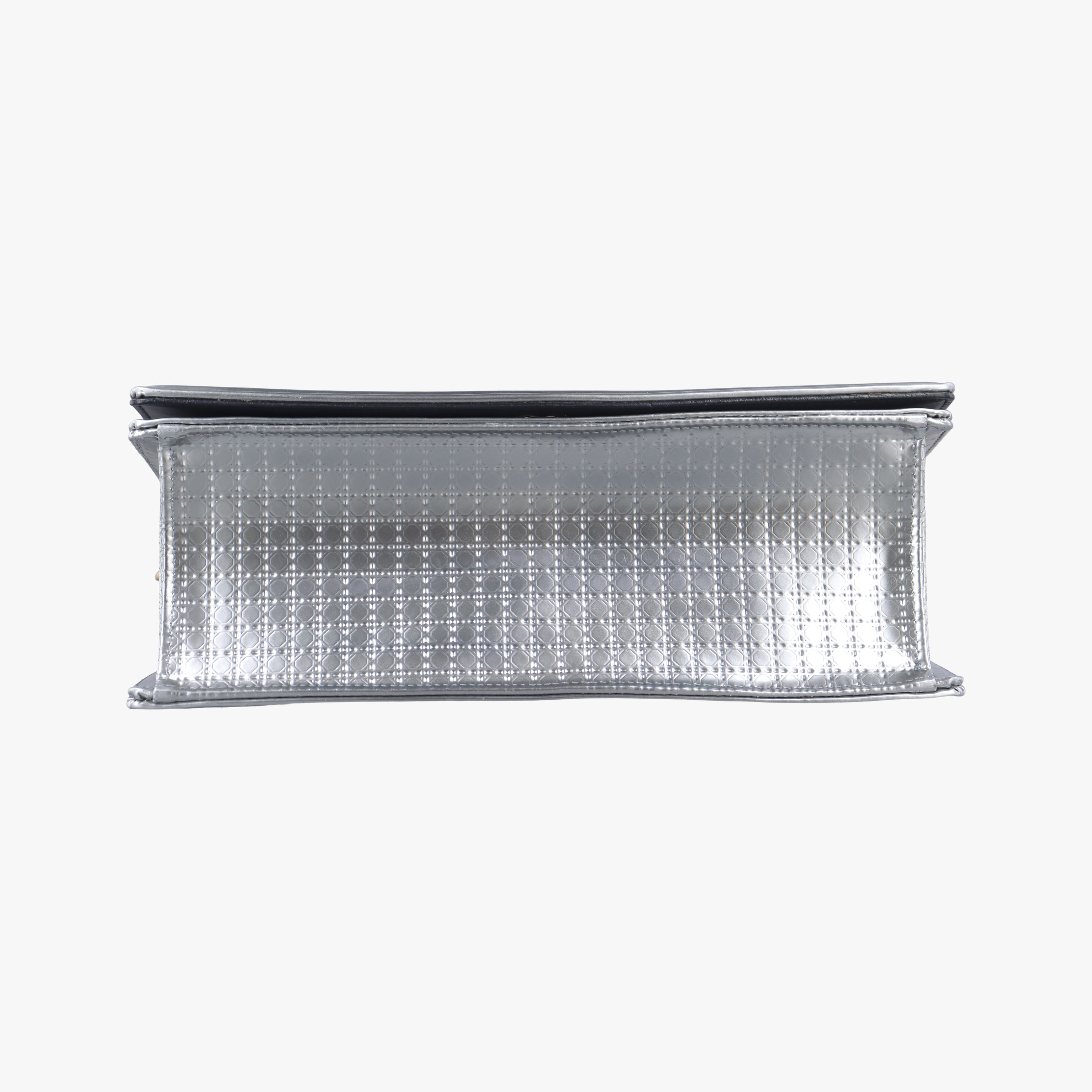 Pre-owned Christian Dior Diorama Silver Leather  shoulderbag | stylenewstar