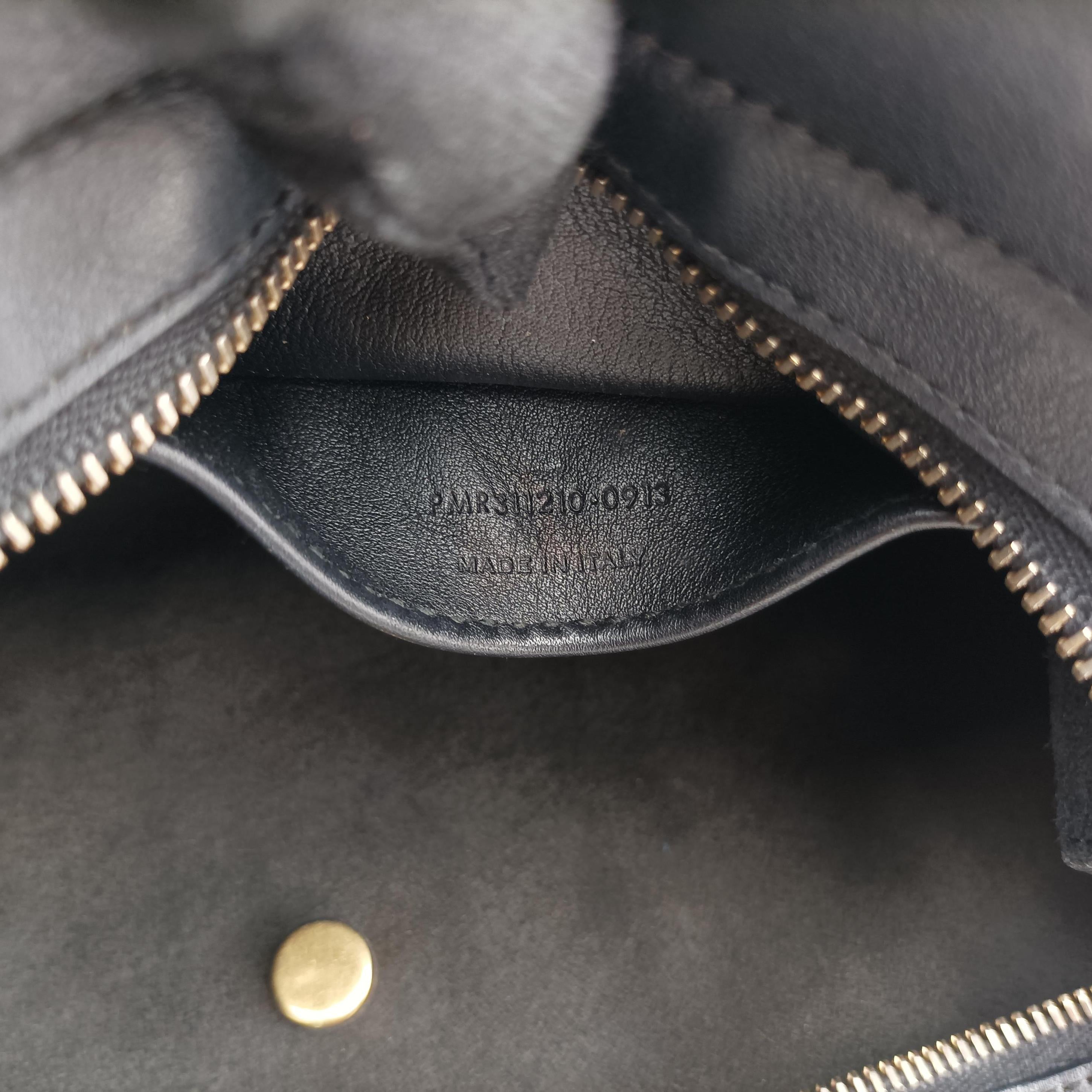 Vintage Yves Saint Laurent Y Ligne Petit Cabas Black Leather 311210 shoulderbag | stylenewstar