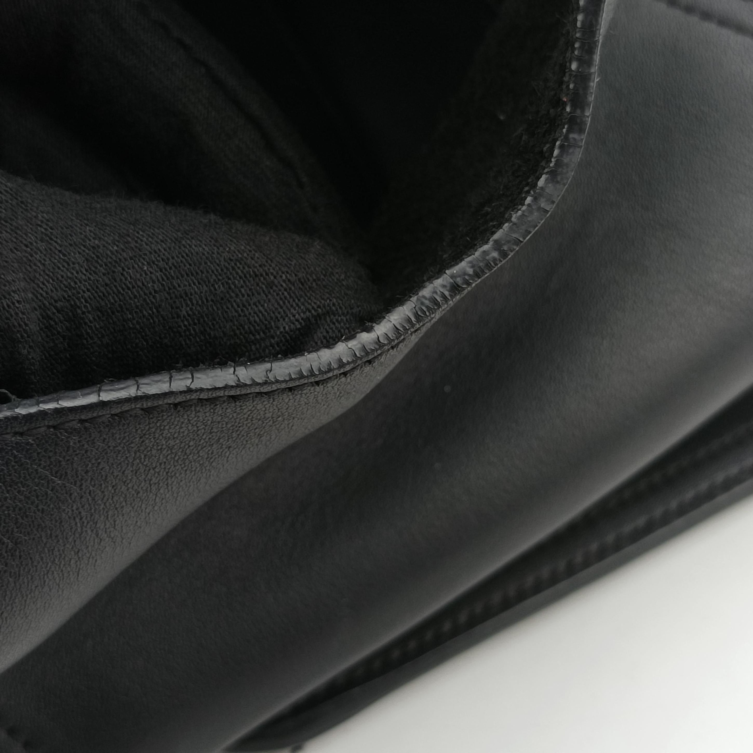 Vintage Yves Saint Laurent Y Ligne Petit Cabas Black Leather 311210 shoulderbag | stylenewstar
