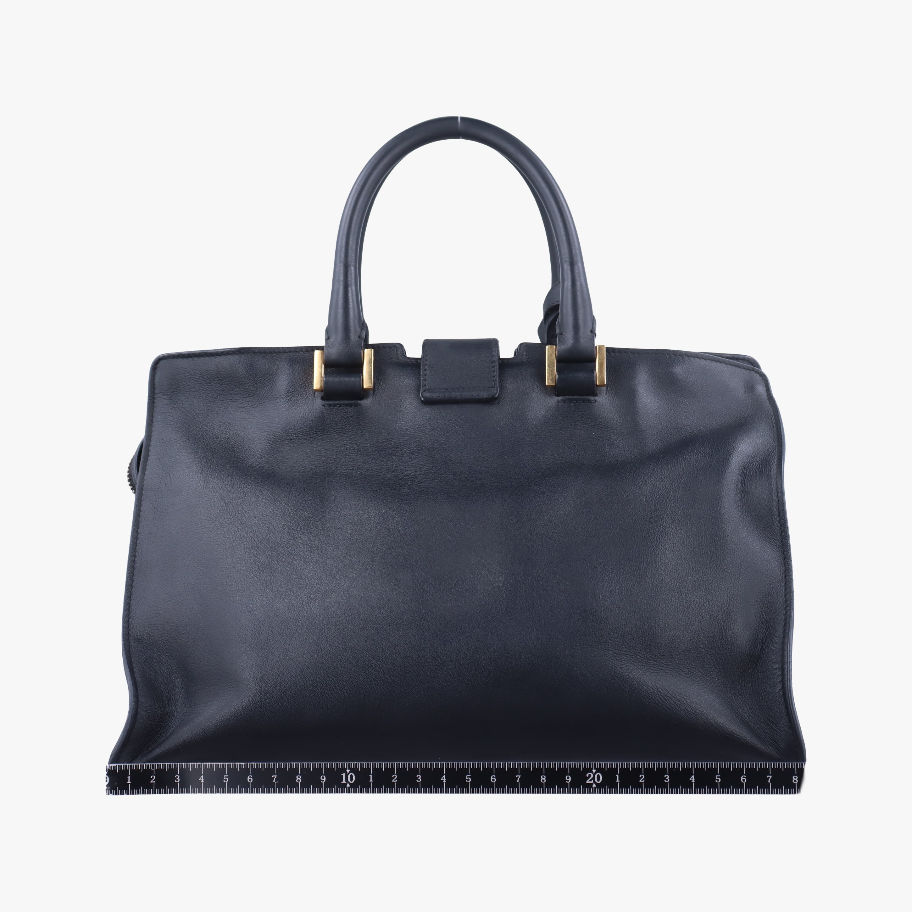 Vintage Yves Saint Laurent Y Ligne Petit Cabas Black Leather 311210 shoulderbag | stylenewstar
