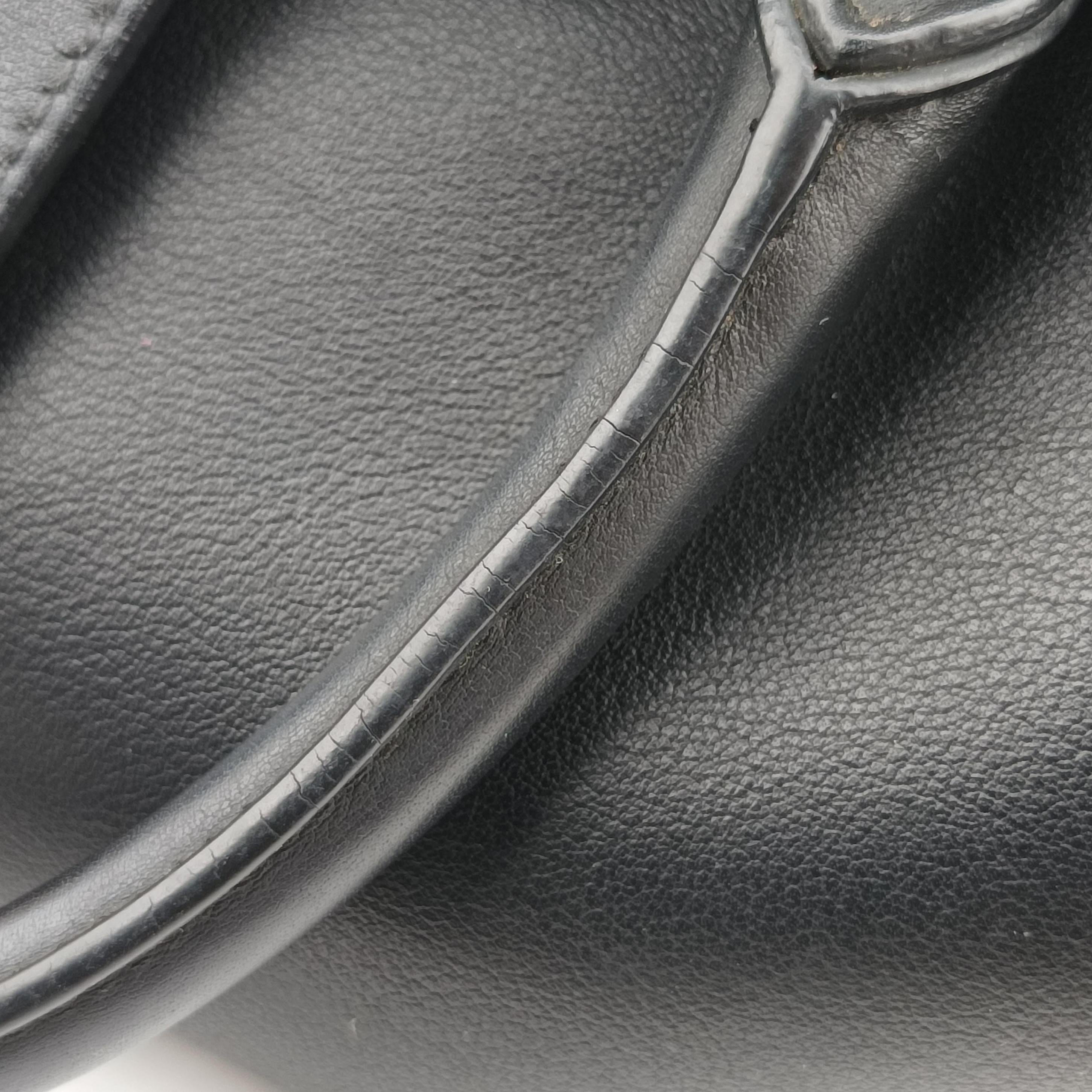 Vintage Yves Saint Laurent Y Ligne Petit Cabas Black Leather 311210 shoulderbag | stylenewstar