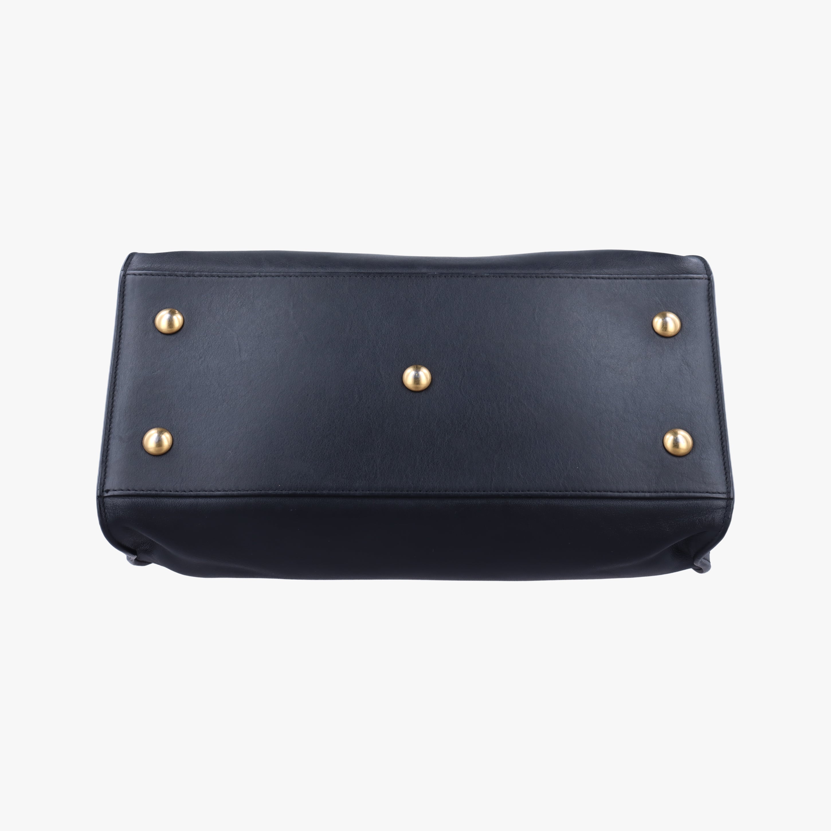 Vintage Yves Saint Laurent Y Ligne Petit Cabas Black Leather 311210 shoulderbag | stylenewstar