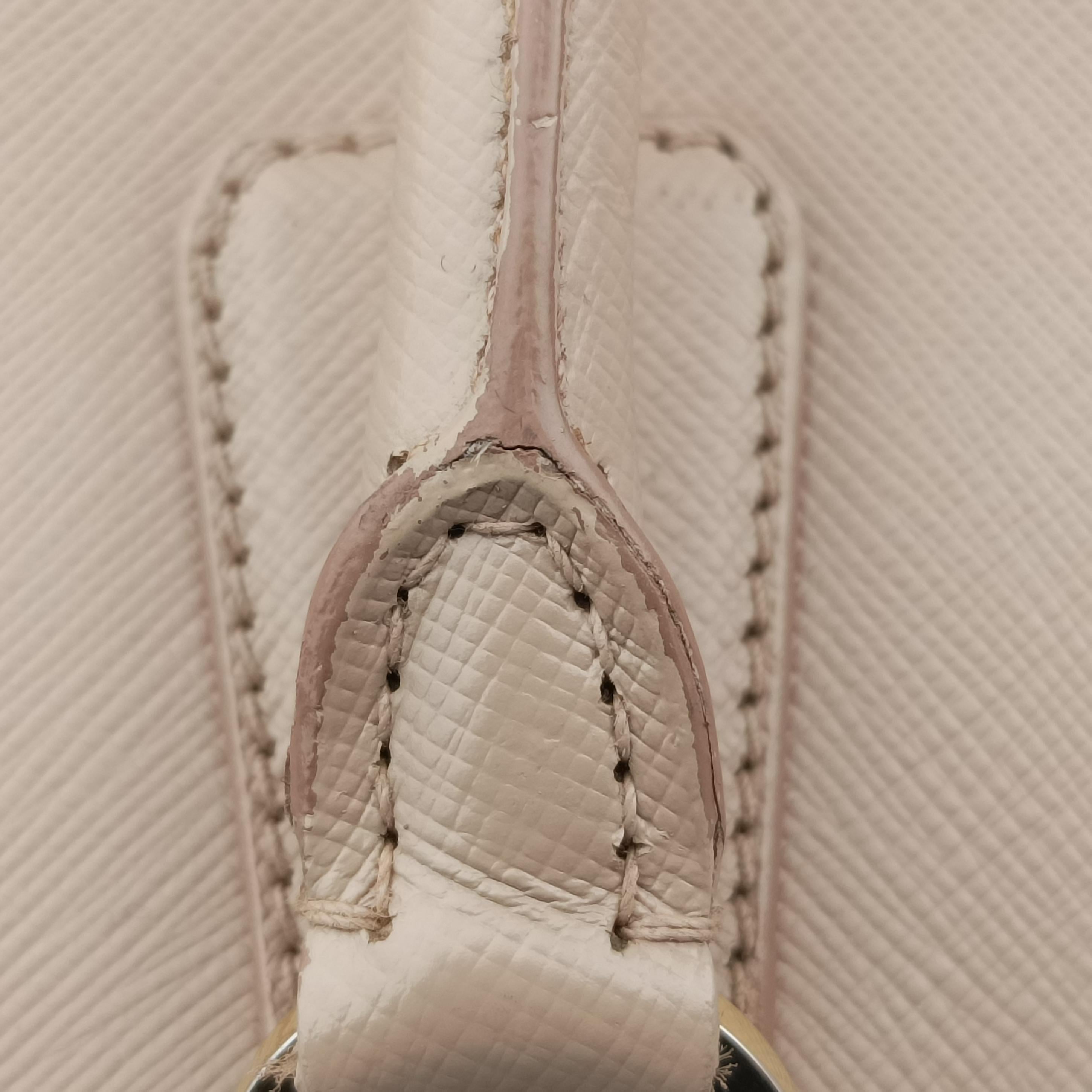 Pre-owned Prada Galleria Pink SAFFIANO Leather BN2274 shoulderbag | stylenewstar