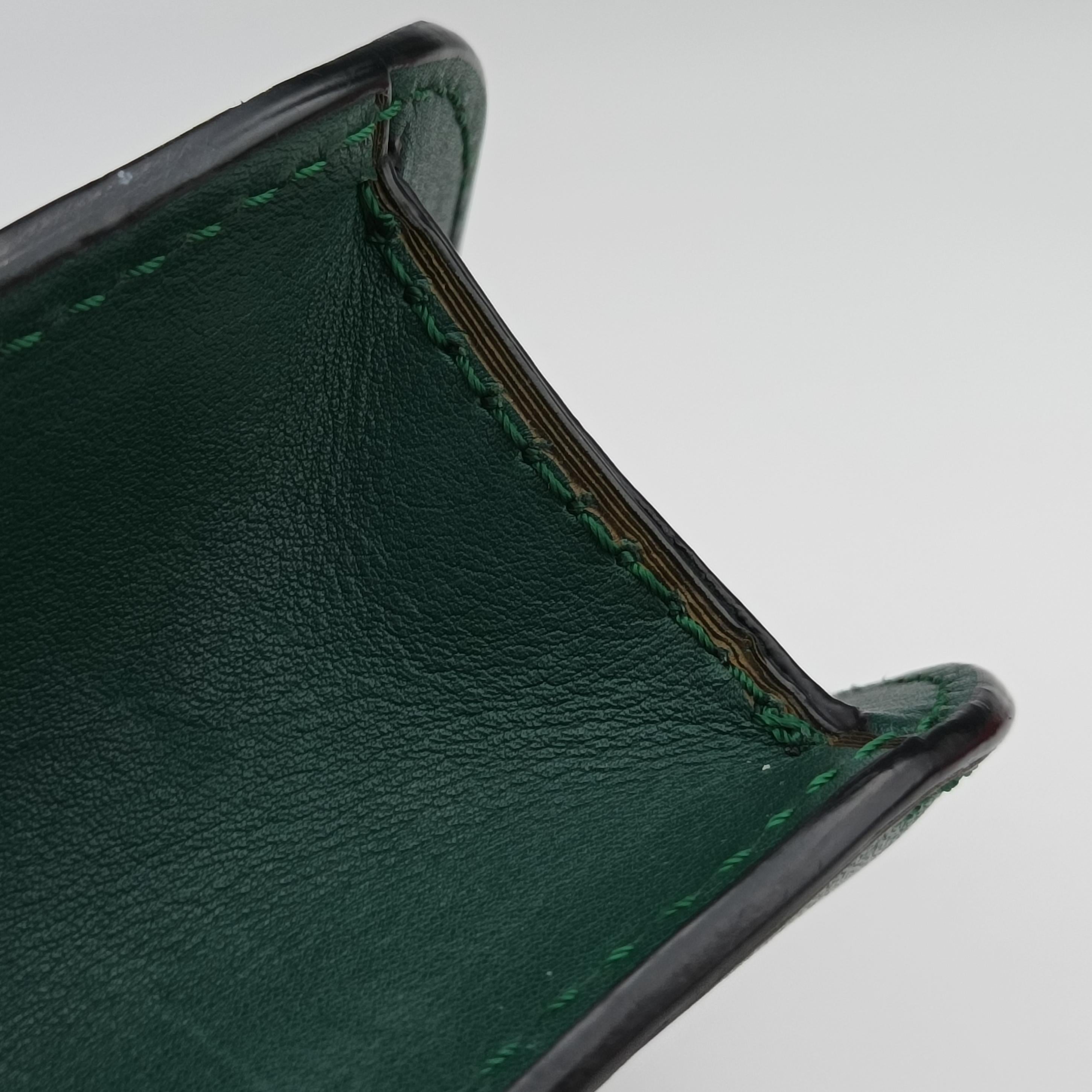 Pre-owned Valentino Rockstud Glam Rock Green leather  shoulderbag | stylenewstar