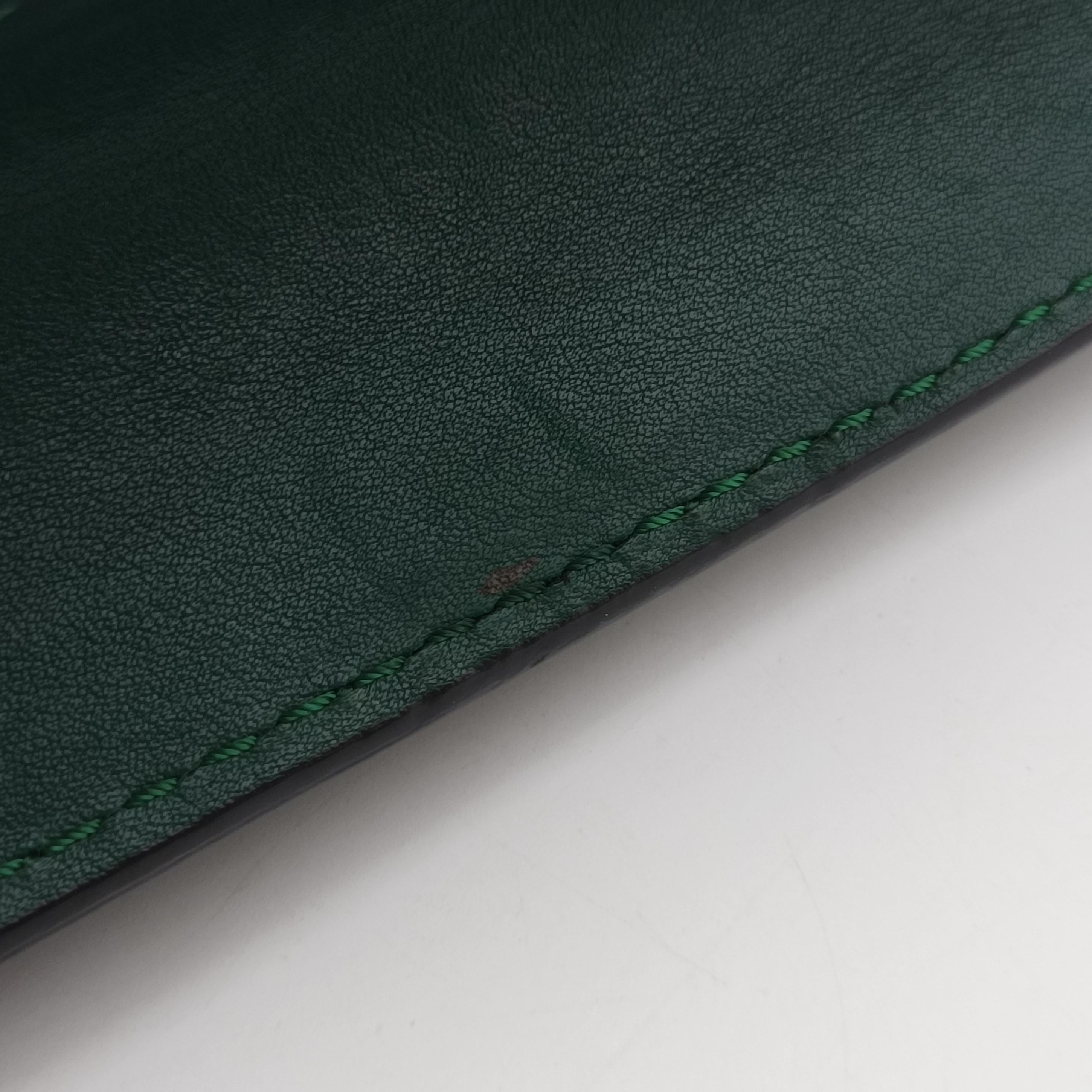 Pre-owned Valentino Rockstud Glam Rock Green leather  shoulderbag | stylenewstar