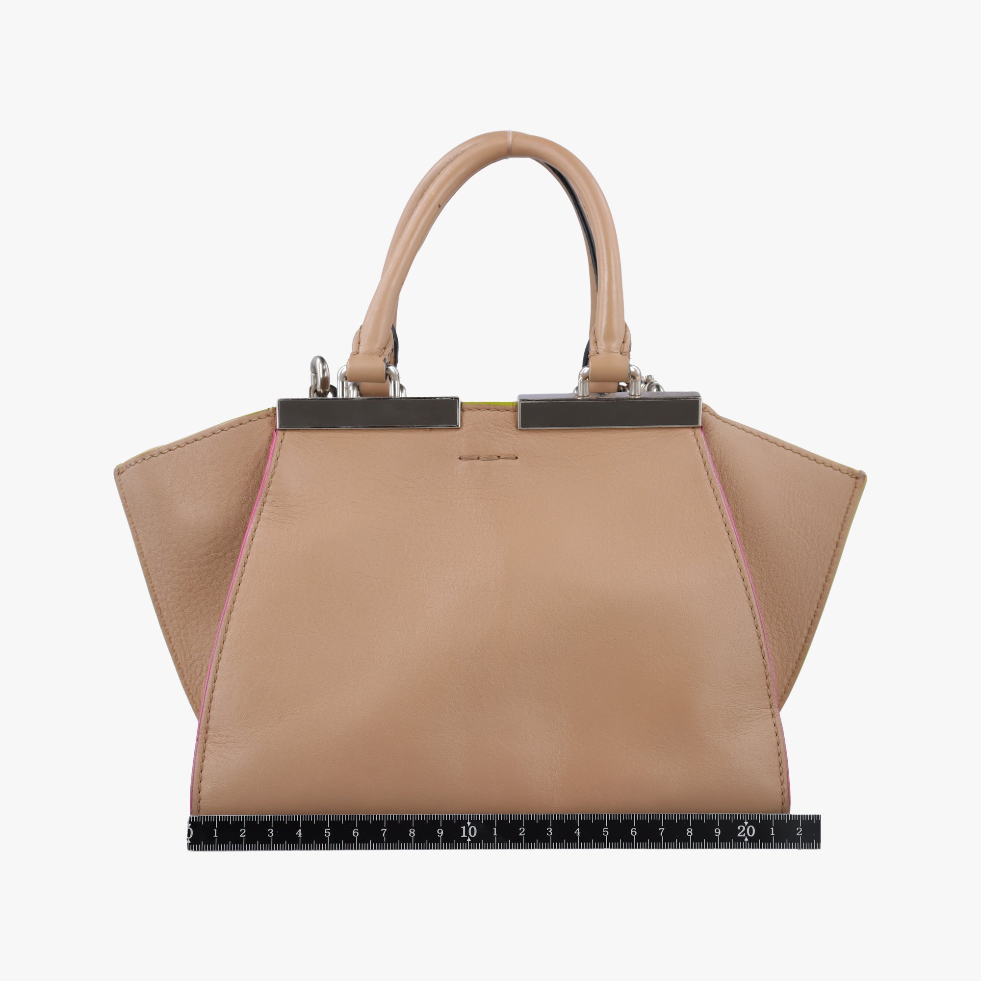 Vintage Fendi Petite 3Jours beige Leather 8BH333 shoulderbag | stylenewstar