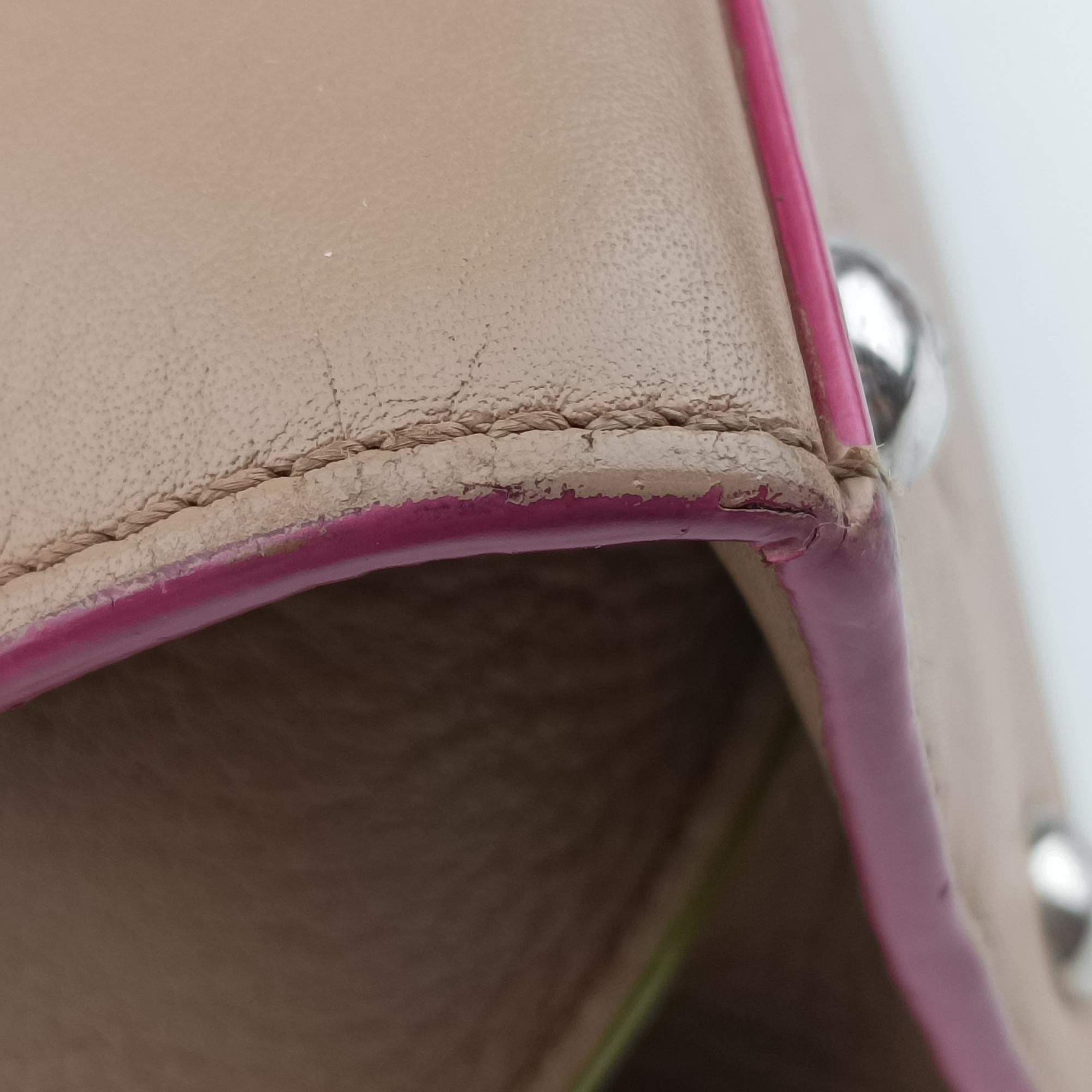Vintage Fendi Petite 3Jours beige Leather 8BH333 shoulderbag | stylenewstar