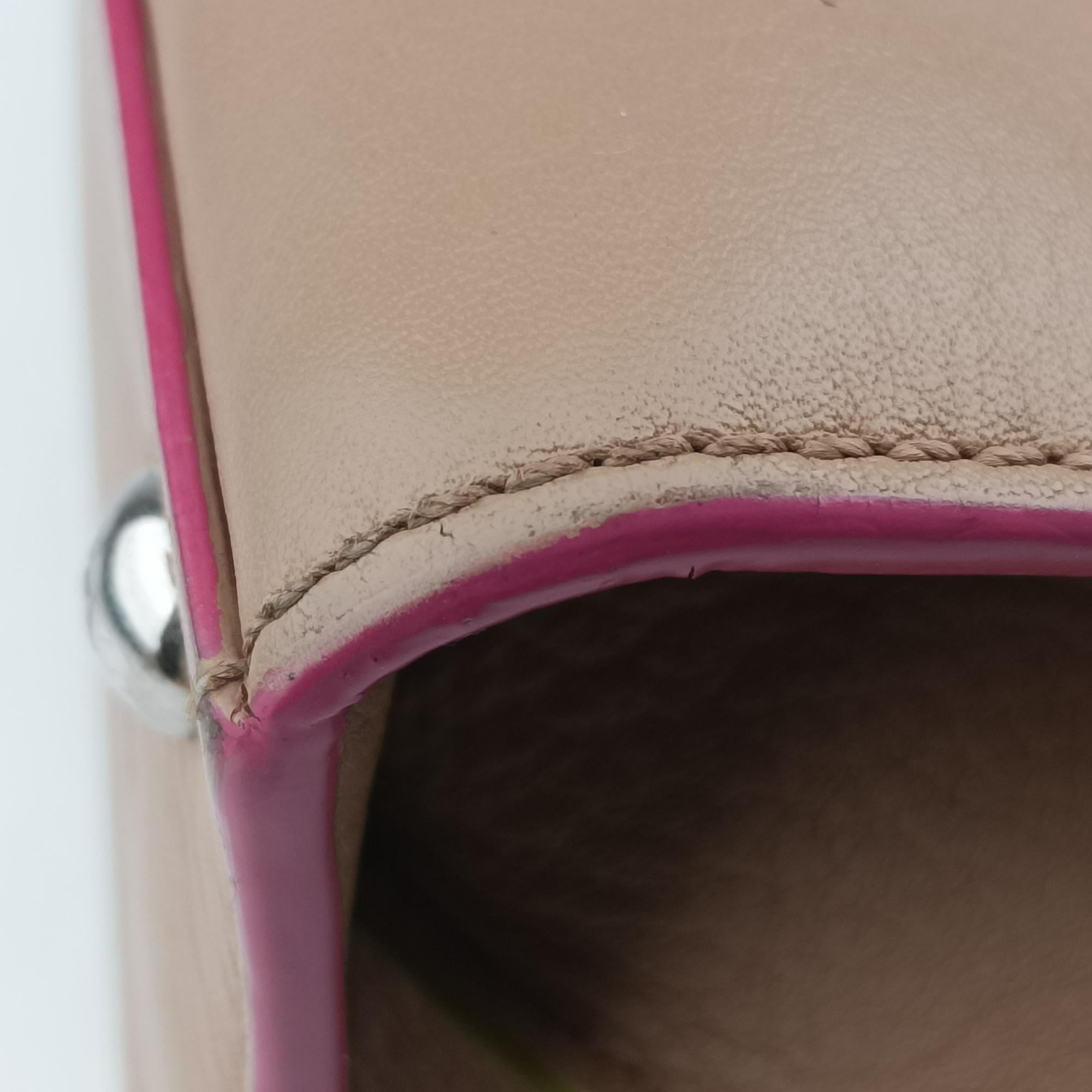 Vintage Fendi Petite 3Jours beige Leather 8BH333 shoulderbag | stylenewstar