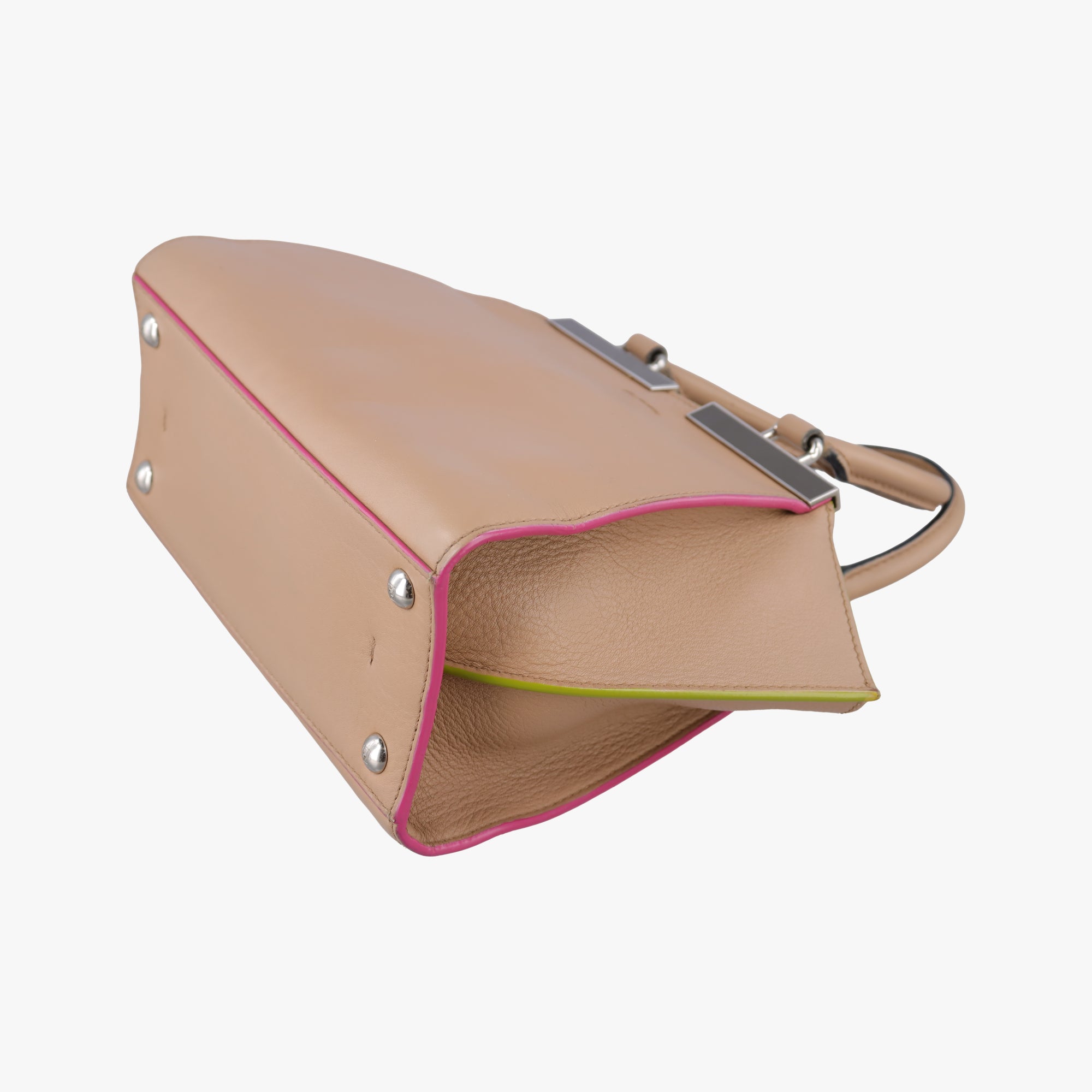 Vintage Fendi Petite 3Jours beige Leather 8BH333 shoulderbag | stylenewstar