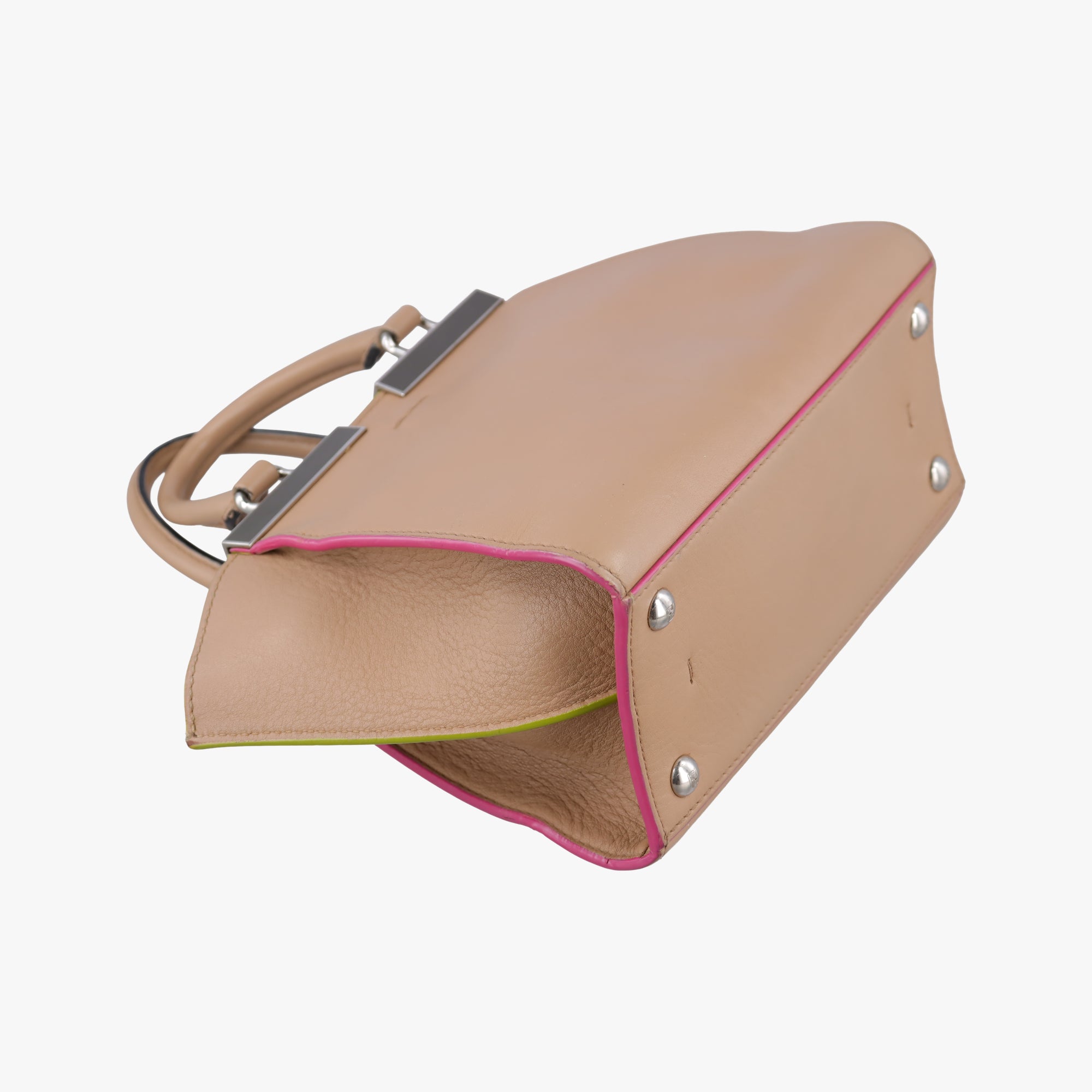 Vintage Fendi Petite 3Jours beige Leather 8BH333 shoulderbag | stylenewstar