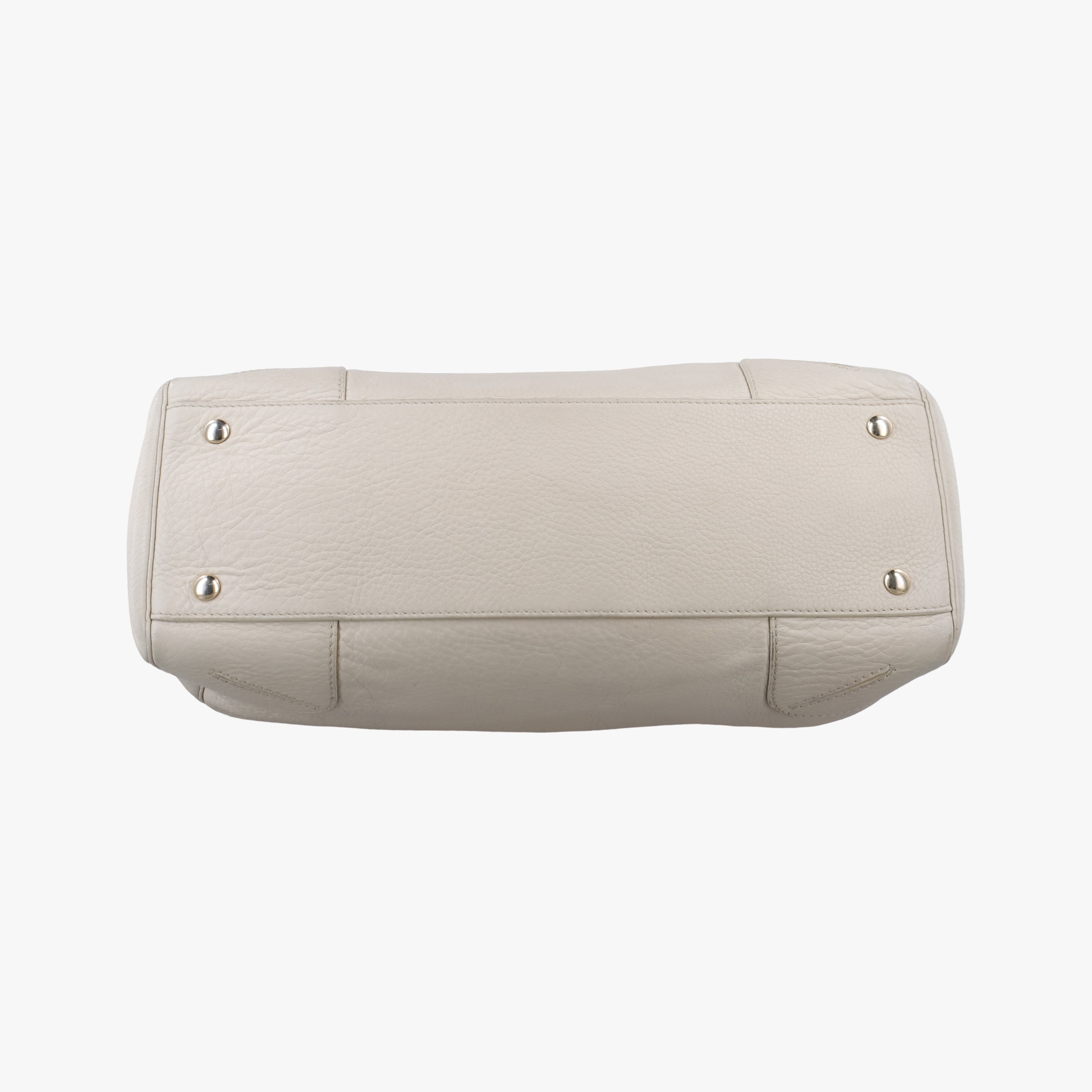 Pre-owned VERSACE Medusa White Leather  handbag | stylenewstar