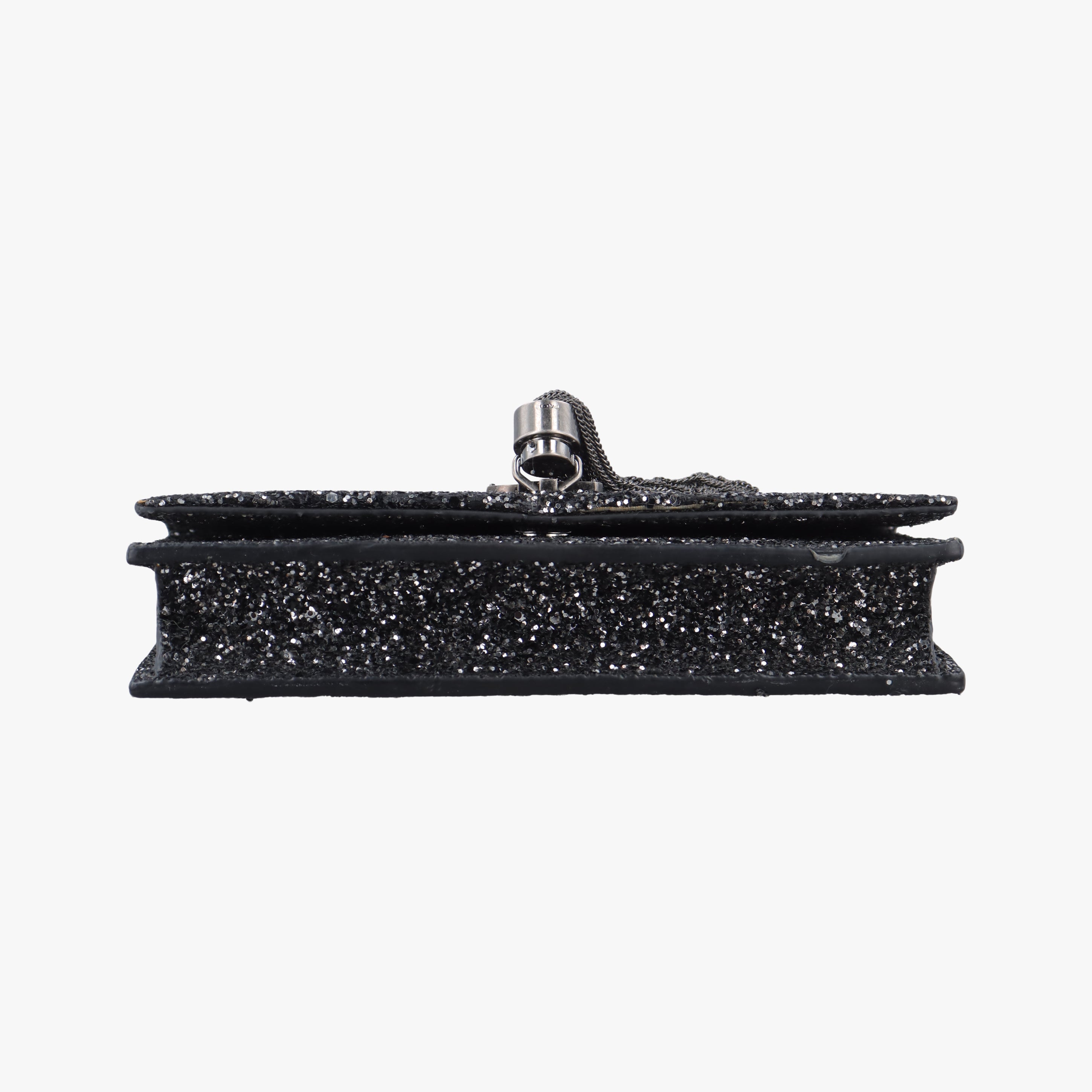 Pre-owned Yves Saint Laurent KATE Black Sequins 452159 shoulderbag | stylenewstar