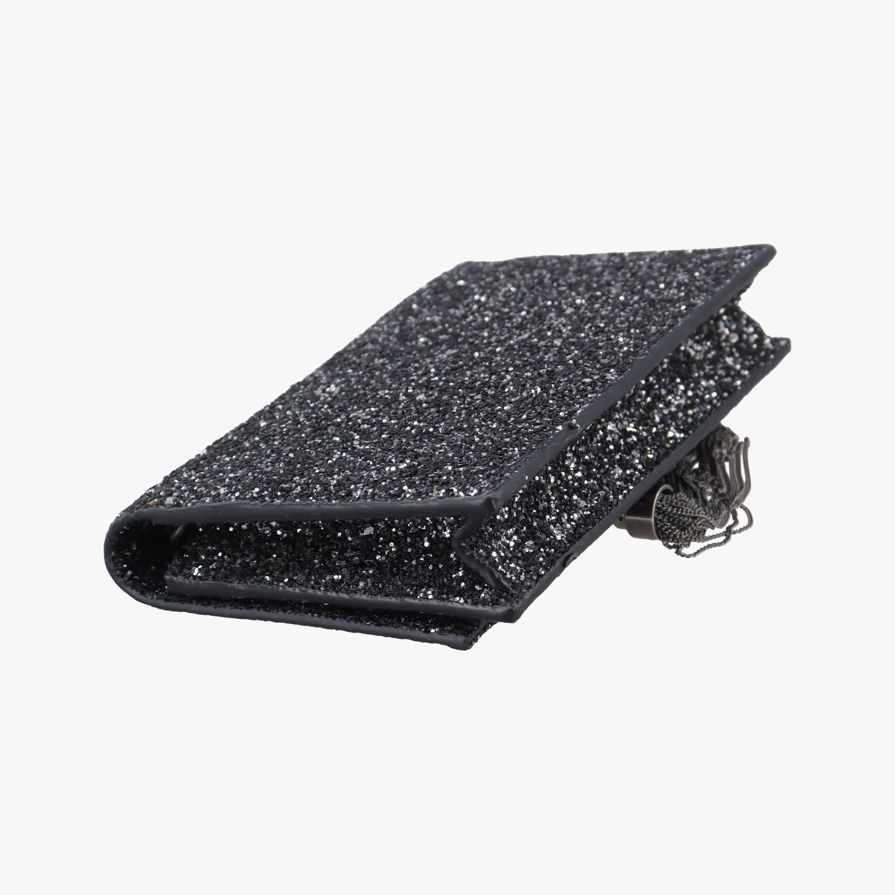 Pre-owned Yves Saint Laurent KATE Black Sequins 452159 shoulderbag | stylenewstar