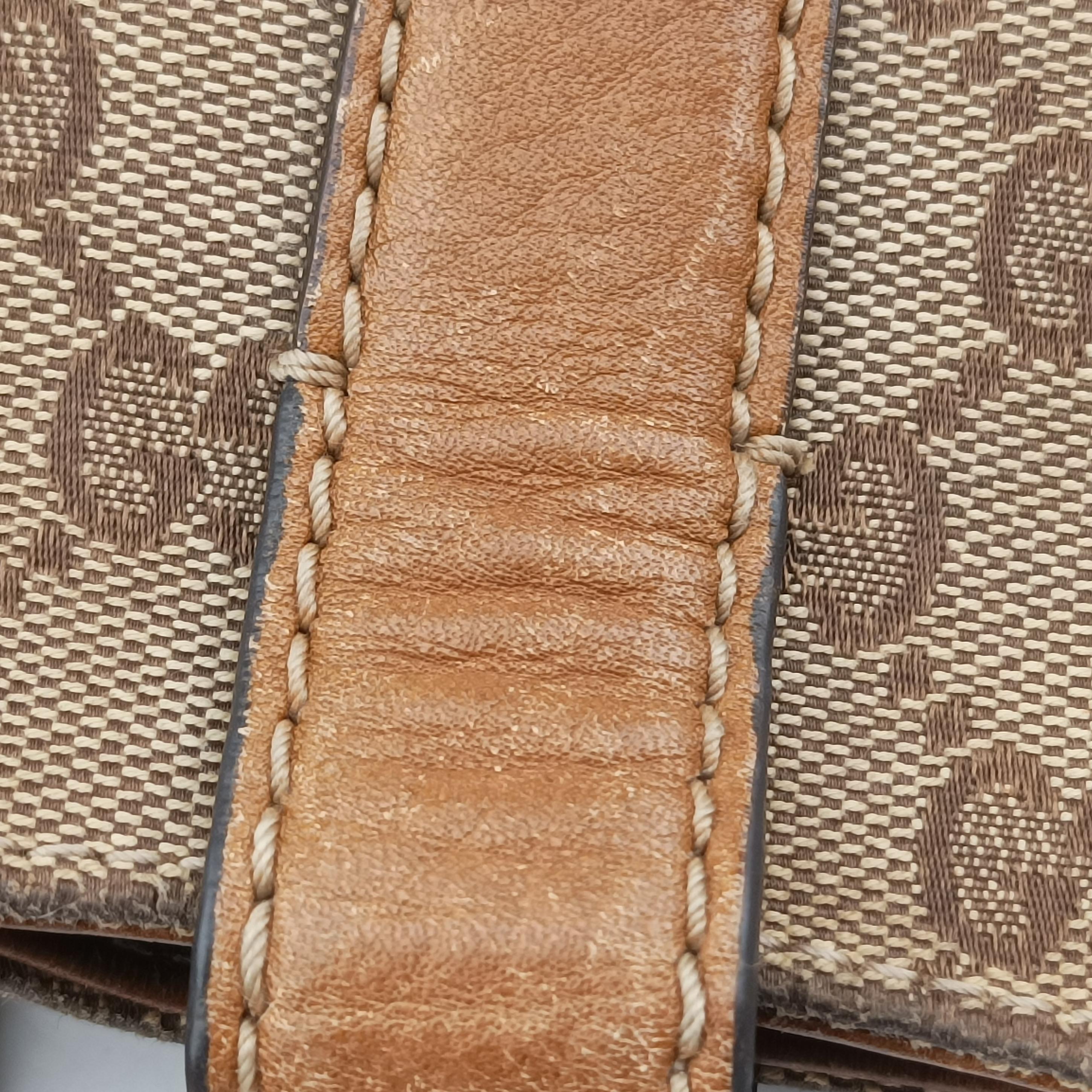 Pre-owned Gucci New Jackie beige×Brown canvas×leather 246907 shoulderbag | stylenewstar