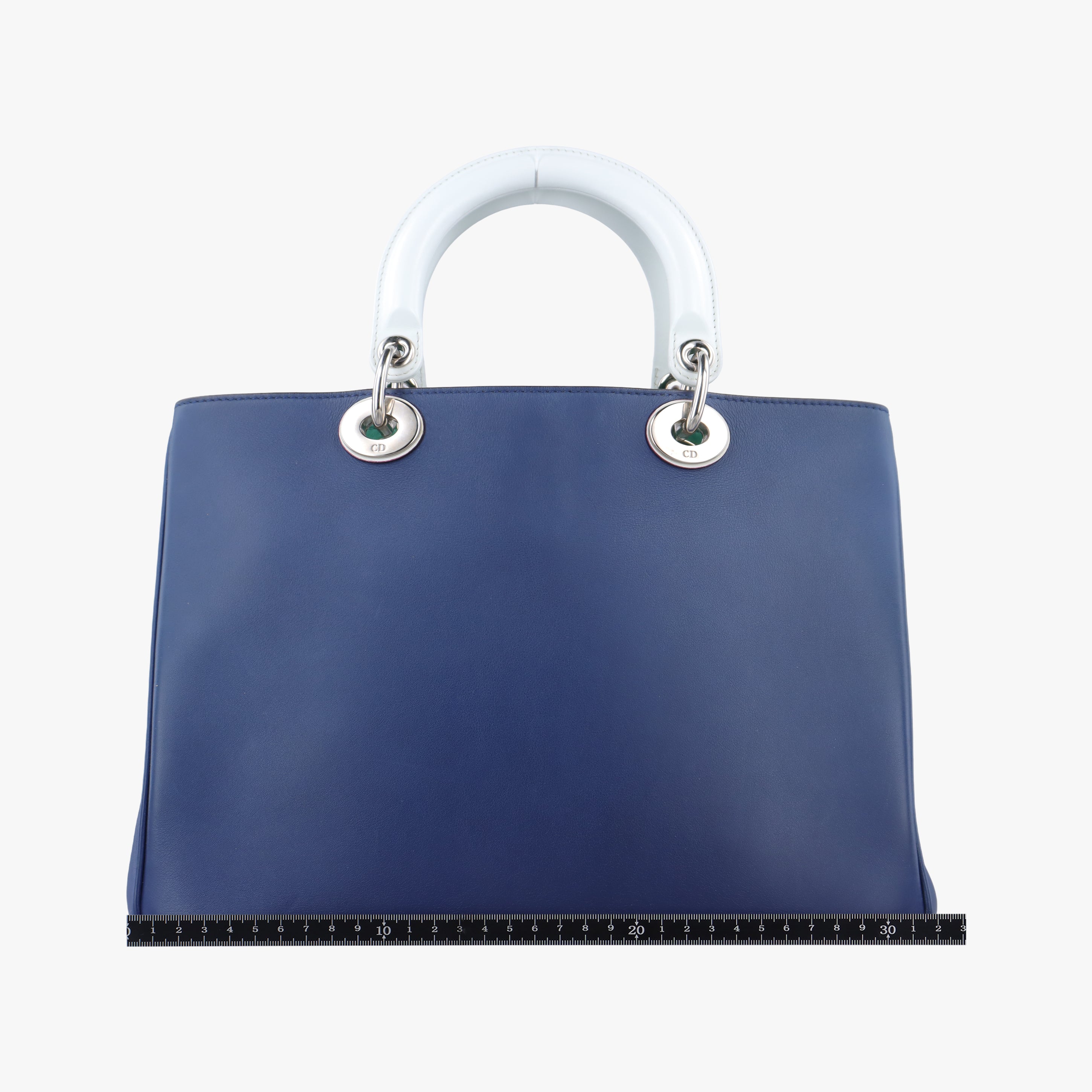 Vintage Christian Dior Diorissimo Blue x Light Blue Leather  shoulderbag | stylenewstar