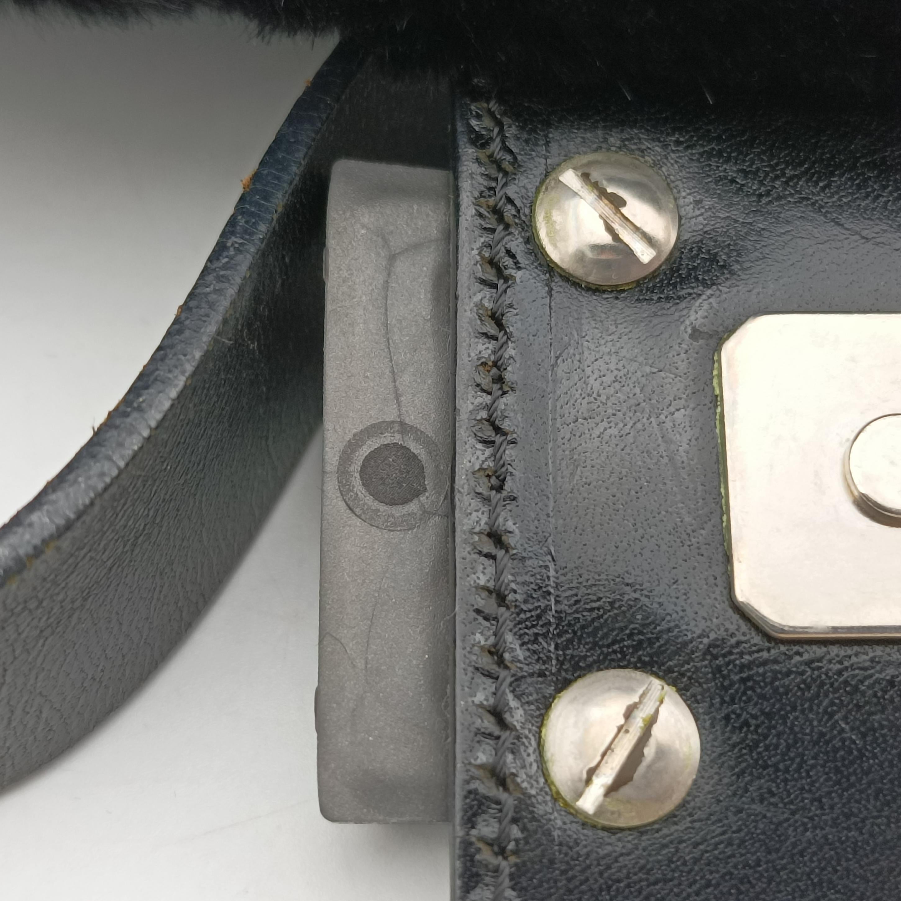 Pre-owned Fendi Baguette Black Fur×Leather  shoulderbag | stylenewstar