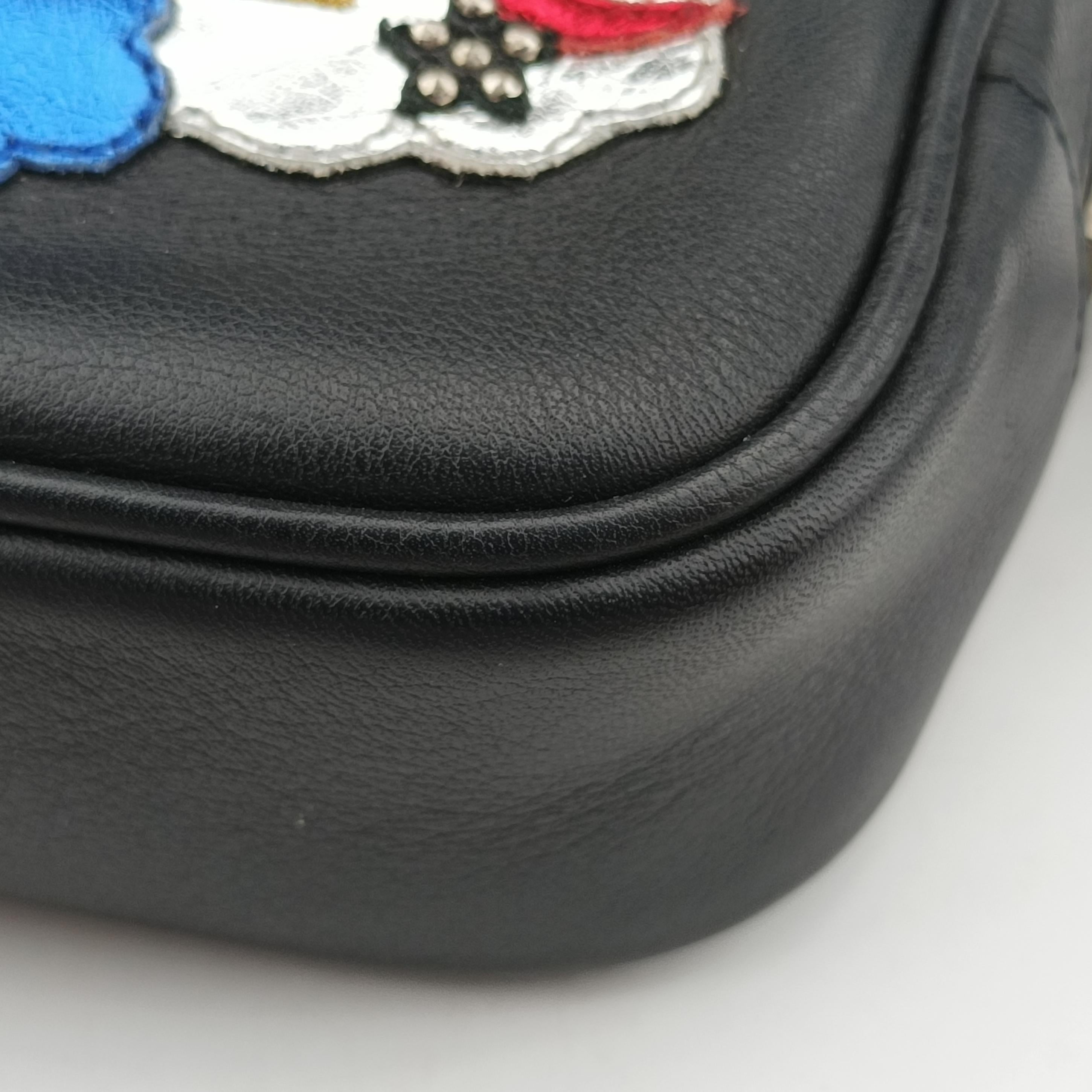 Pre-owned Yves Saint Laurent blogger bag Black×Multicolor Leather 457574 shoulderbag | stylenewstar