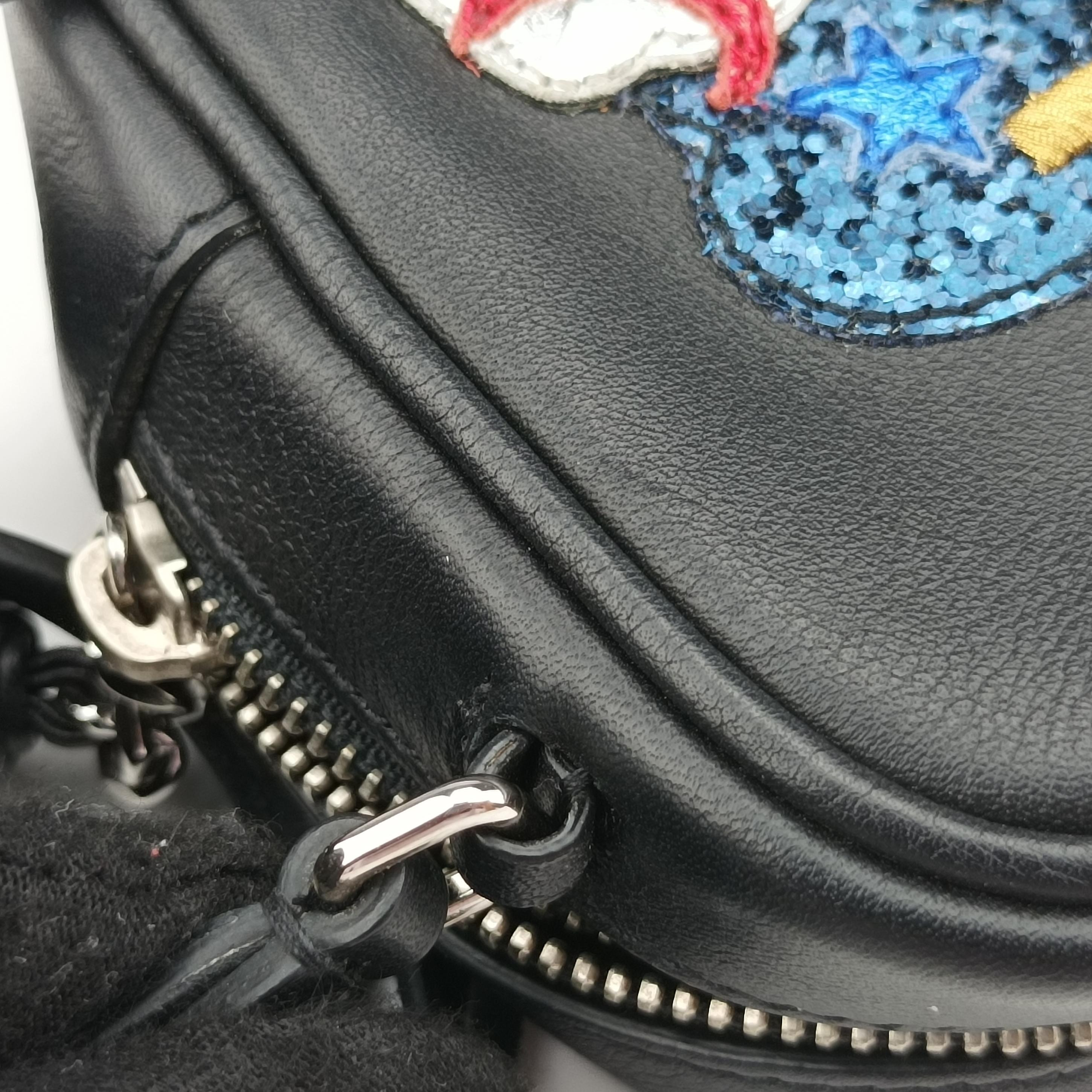 Pre-owned Yves Saint Laurent blogger bag Black×Multicolor Leather 457574 shoulderbag | stylenewstar