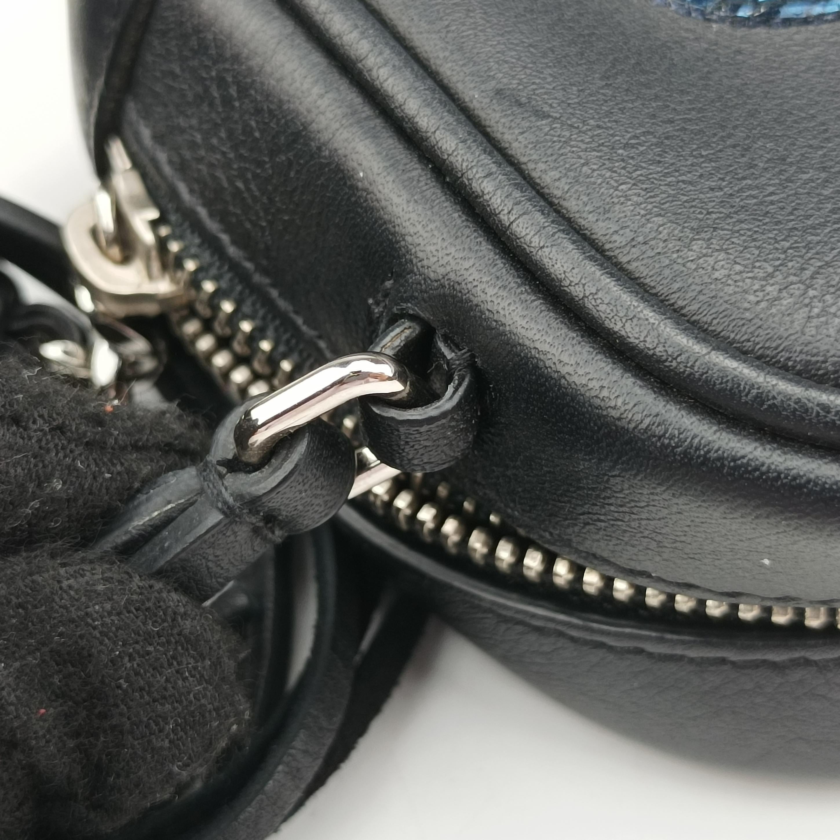 Pre-owned Yves Saint Laurent blogger bag Black×Multicolor Leather 457574 shoulderbag | stylenewstar