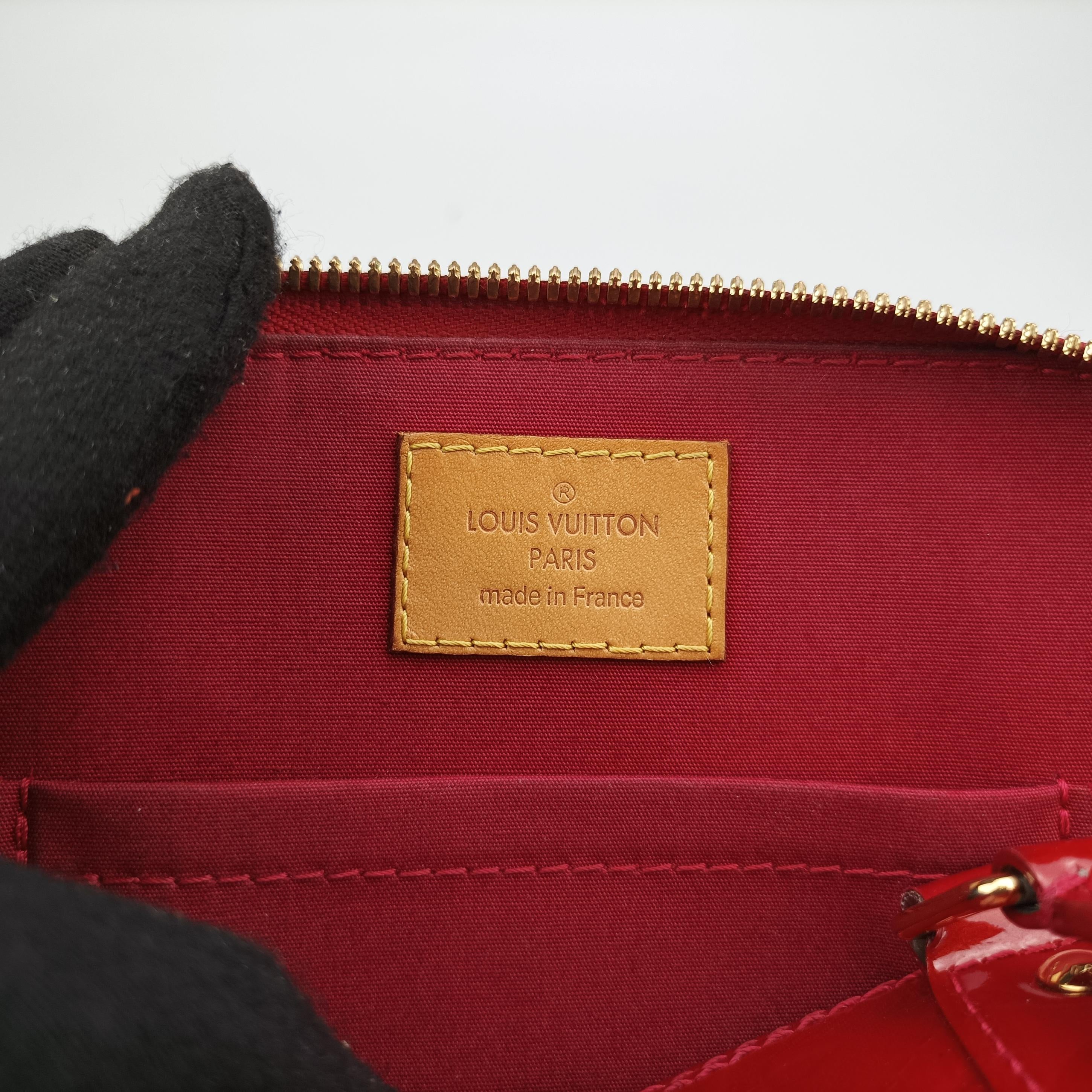 Pre-owned Louis Vuitton Alma BB pomme d'amour Vernis M91606 shoulderbag | stylenewstar
