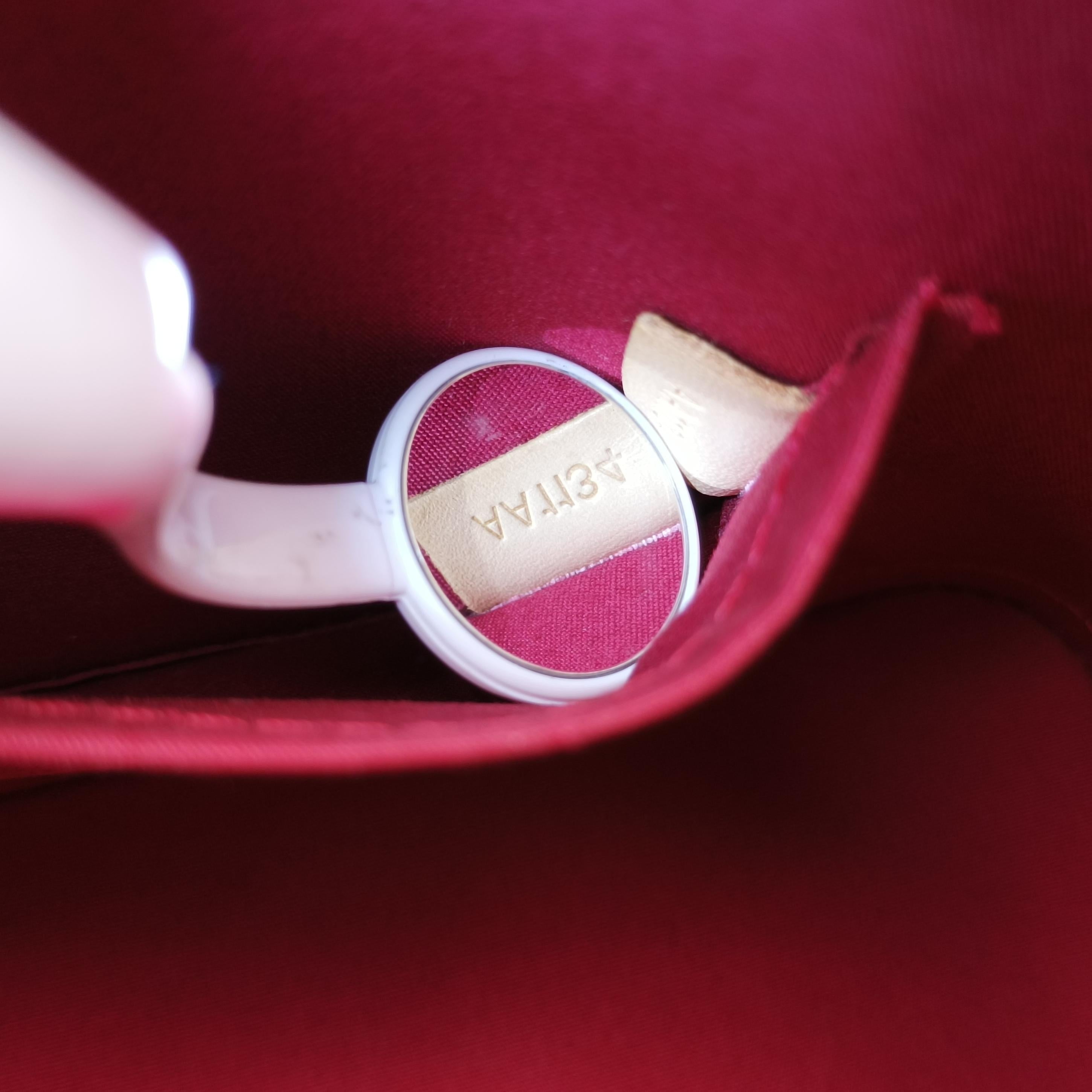 Pre-owned Louis Vuitton Alma BB pomme d'amour Vernis M91606 shoulderbag | stylenewstar