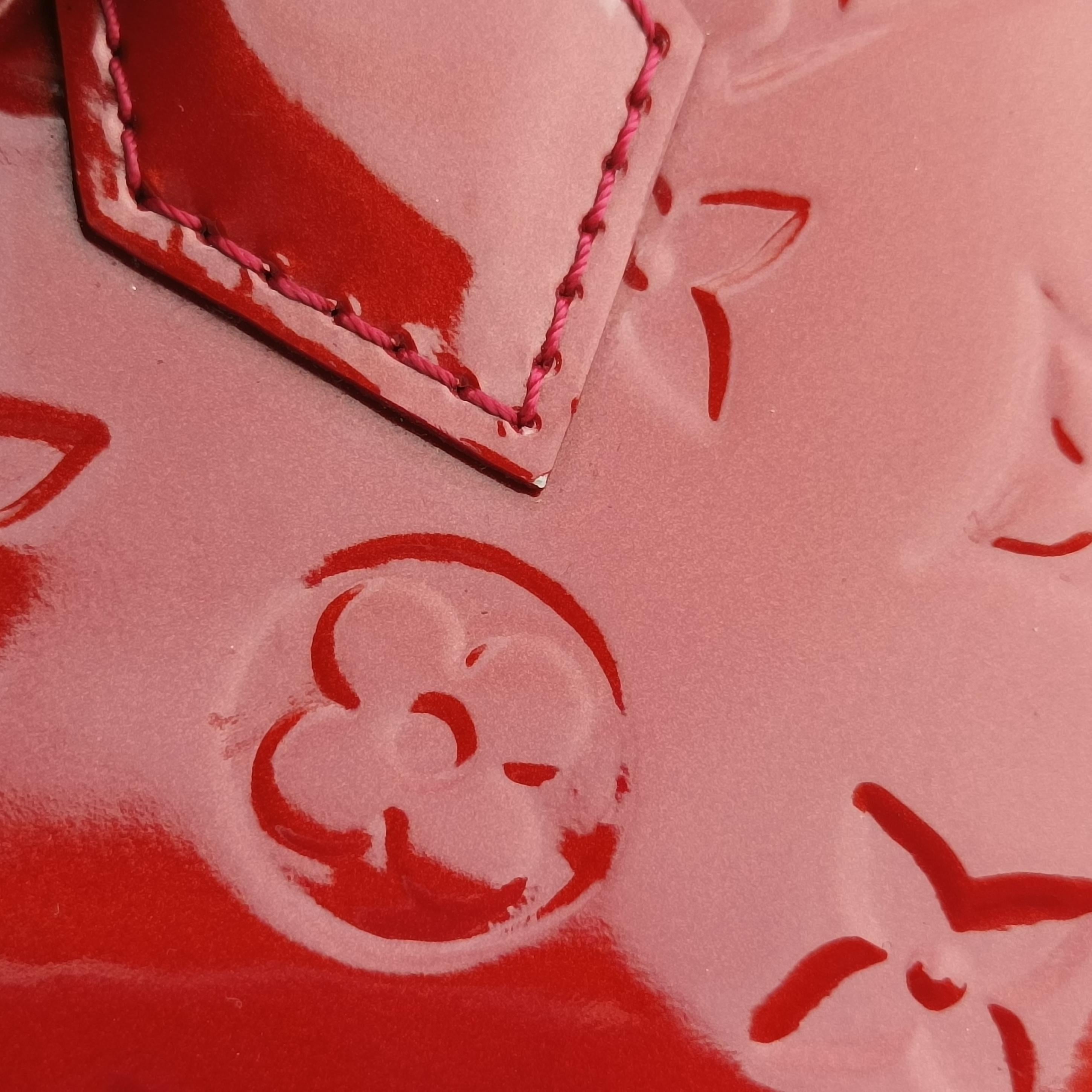 Pre-owned Louis Vuitton Alma BB pomme d'amour Vernis M91606 shoulderbag | stylenewstar