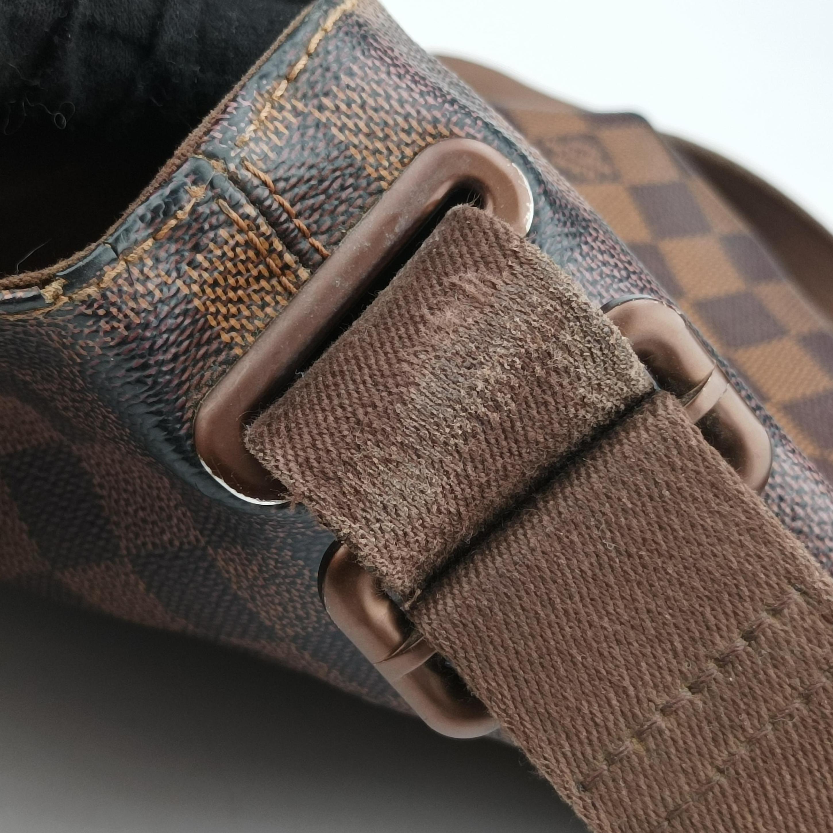 Pre-owned Louis Vuitton BROOKLYN PM EBENE Damier Canvas N51210 shoulderbag | stylenewstar