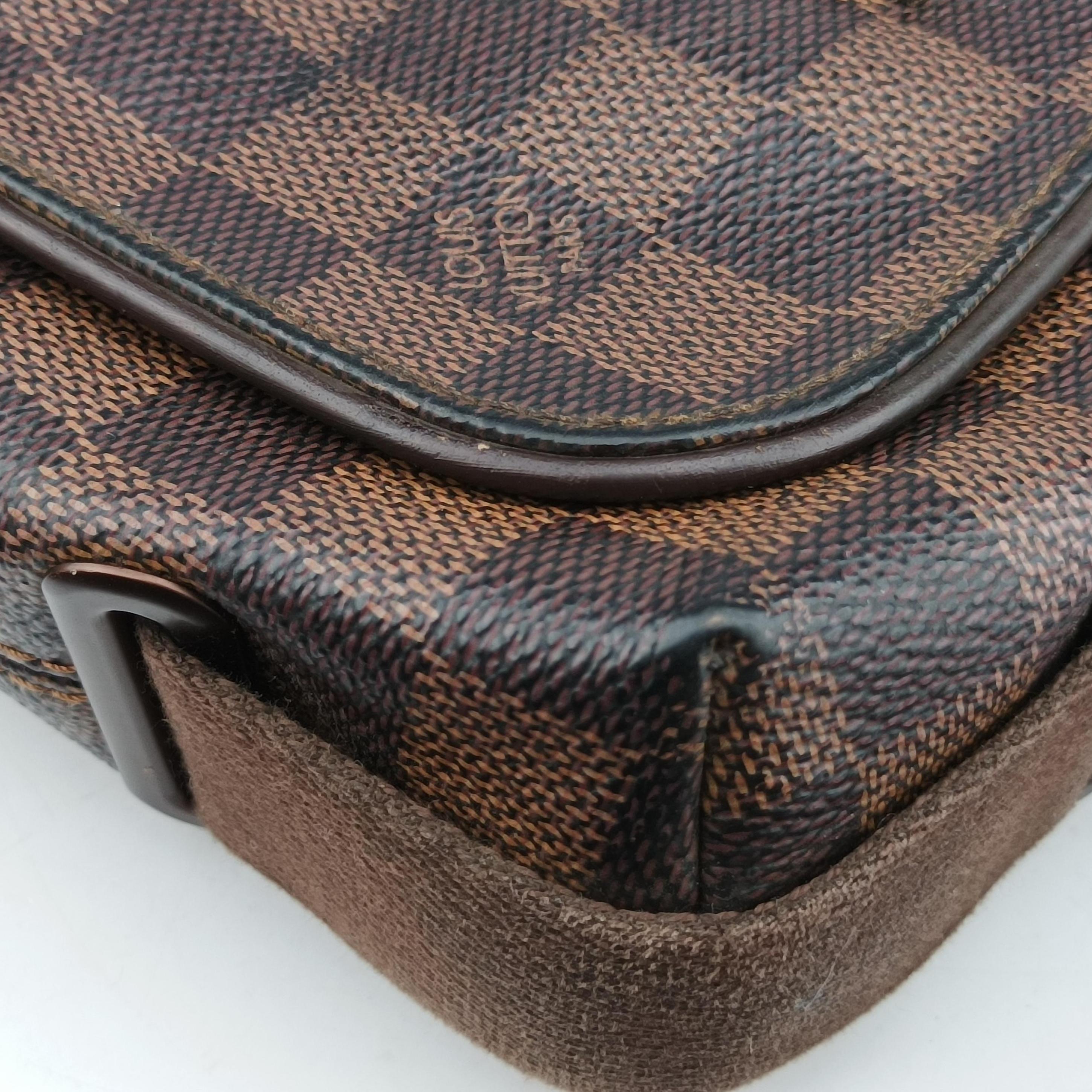 Pre-owned Louis Vuitton BROOKLYN PM EBENE Damier Canvas N51210 shoulderbag | stylenewstar