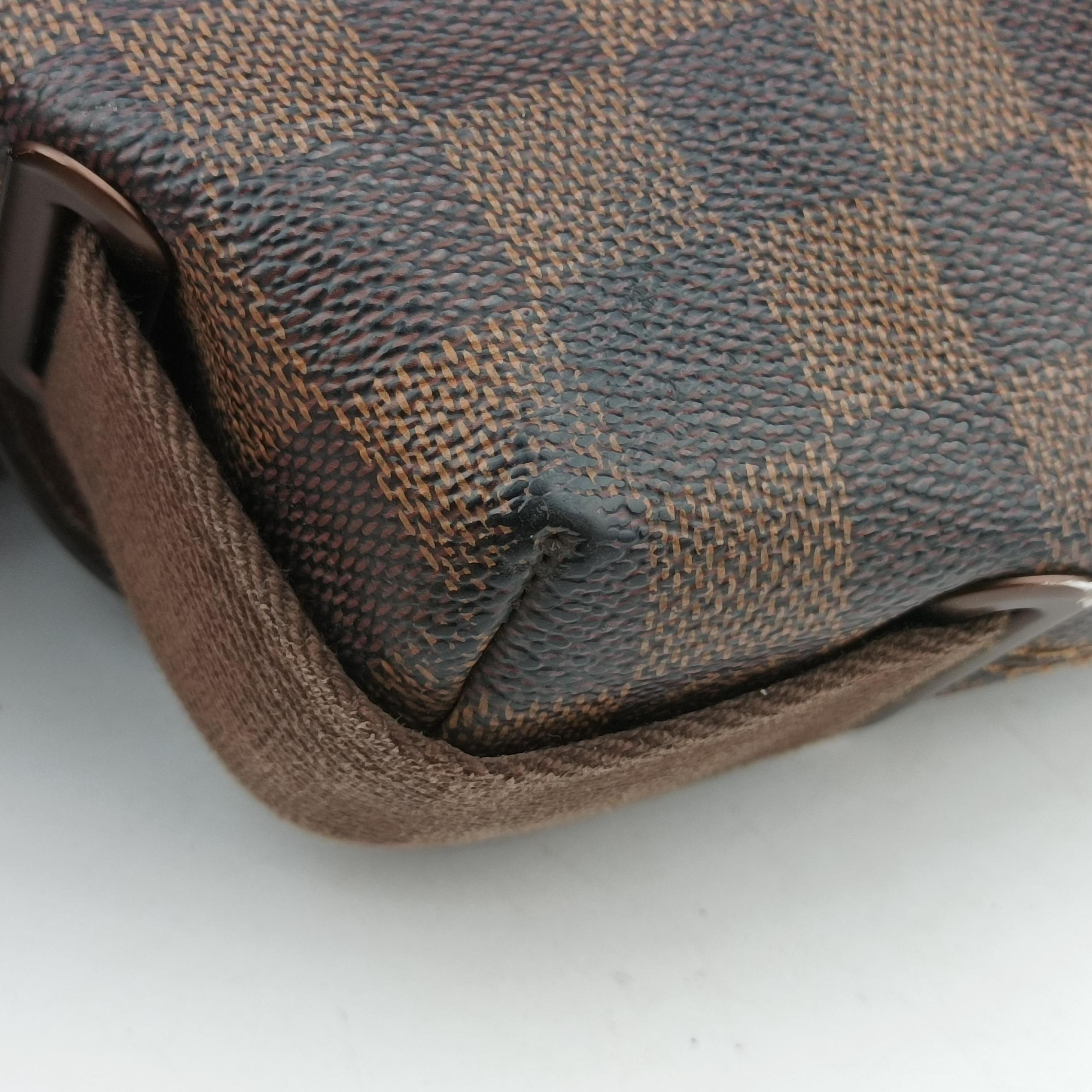 Pre-owned Louis Vuitton BROOKLYN PM EBENE Damier Canvas N51210 shoulderbag | stylenewstar