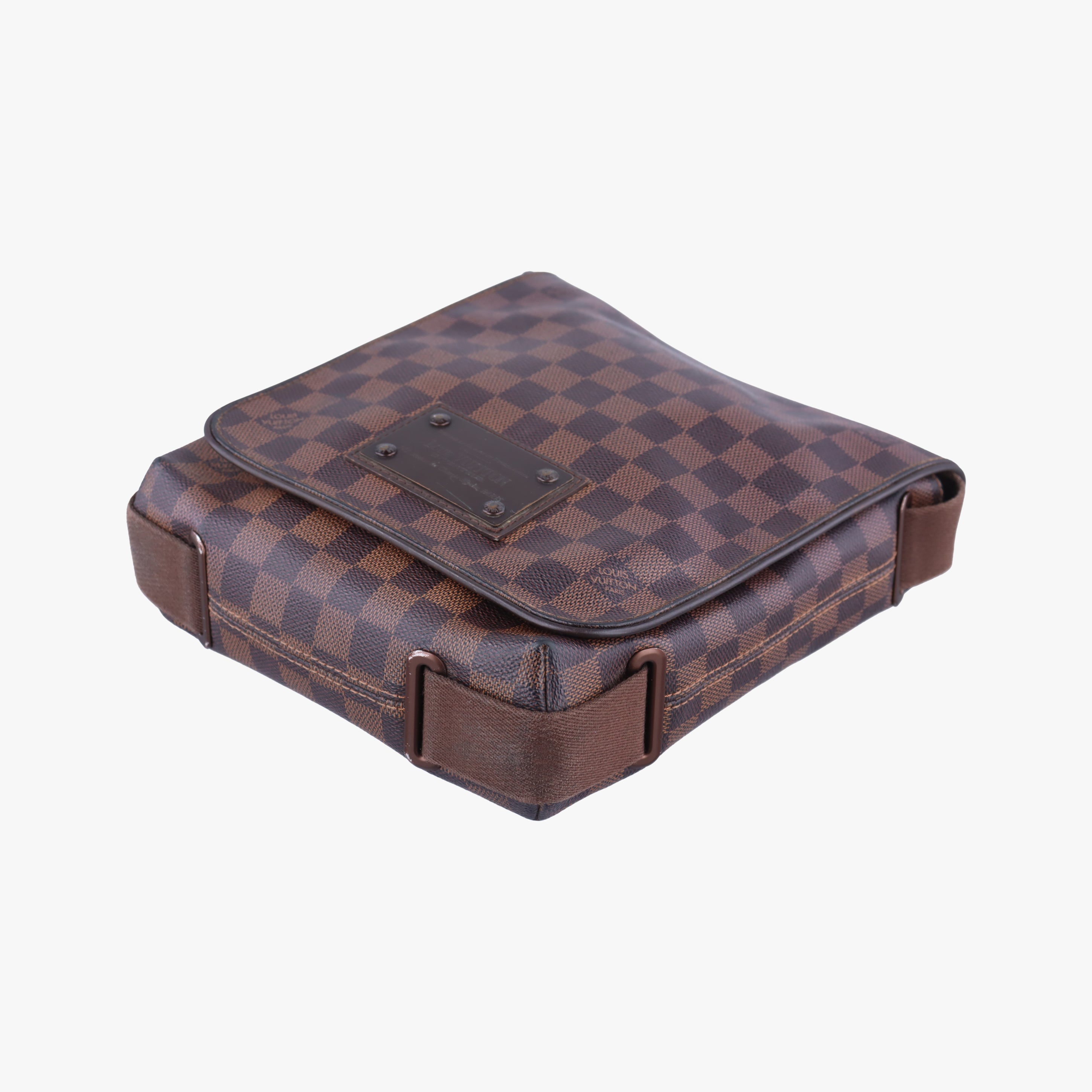 Pre-owned Louis Vuitton BROOKLYN PM EBENE Damier Canvas N51210 shoulderbag | stylenewstar