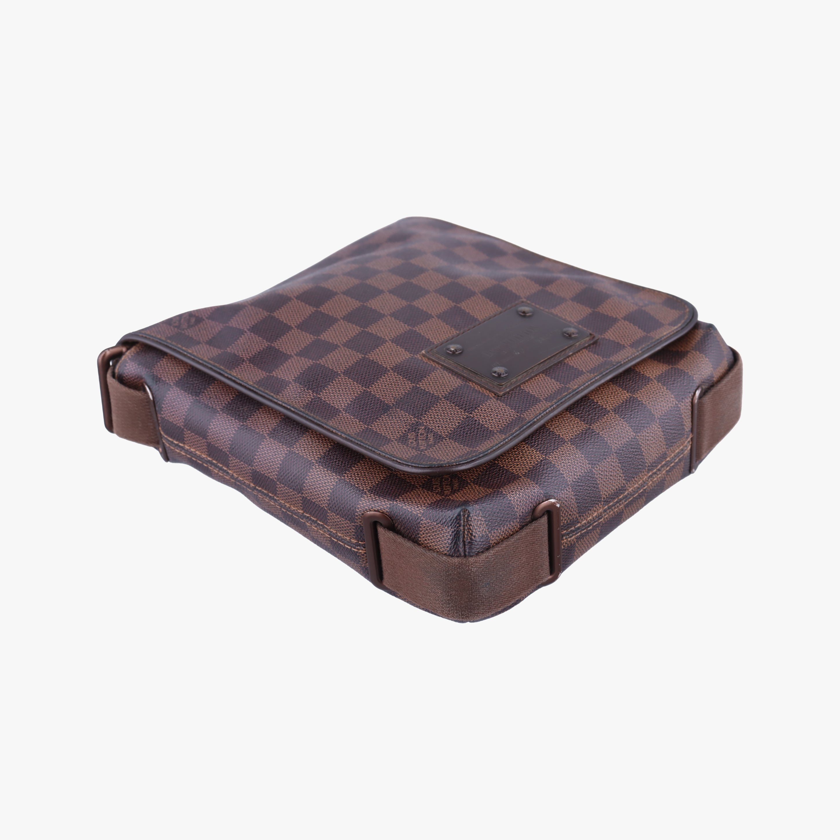 Pre-owned Louis Vuitton BROOKLYN PM EBENE Damier Canvas N51210 shoulderbag | stylenewstar