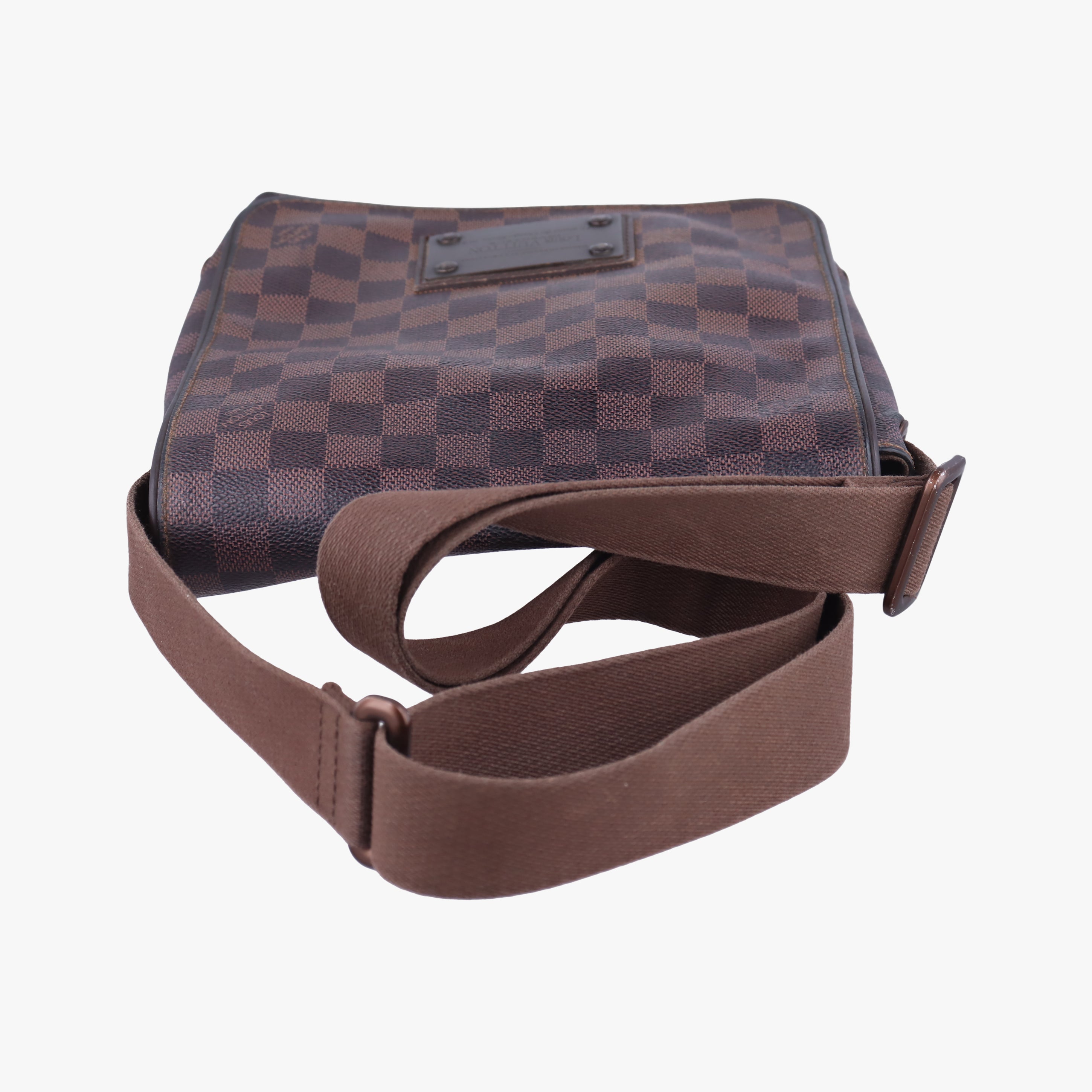 Pre-owned Louis Vuitton BROOKLYN PM EBENE Damier Canvas N51210 shoulderbag | stylenewstar