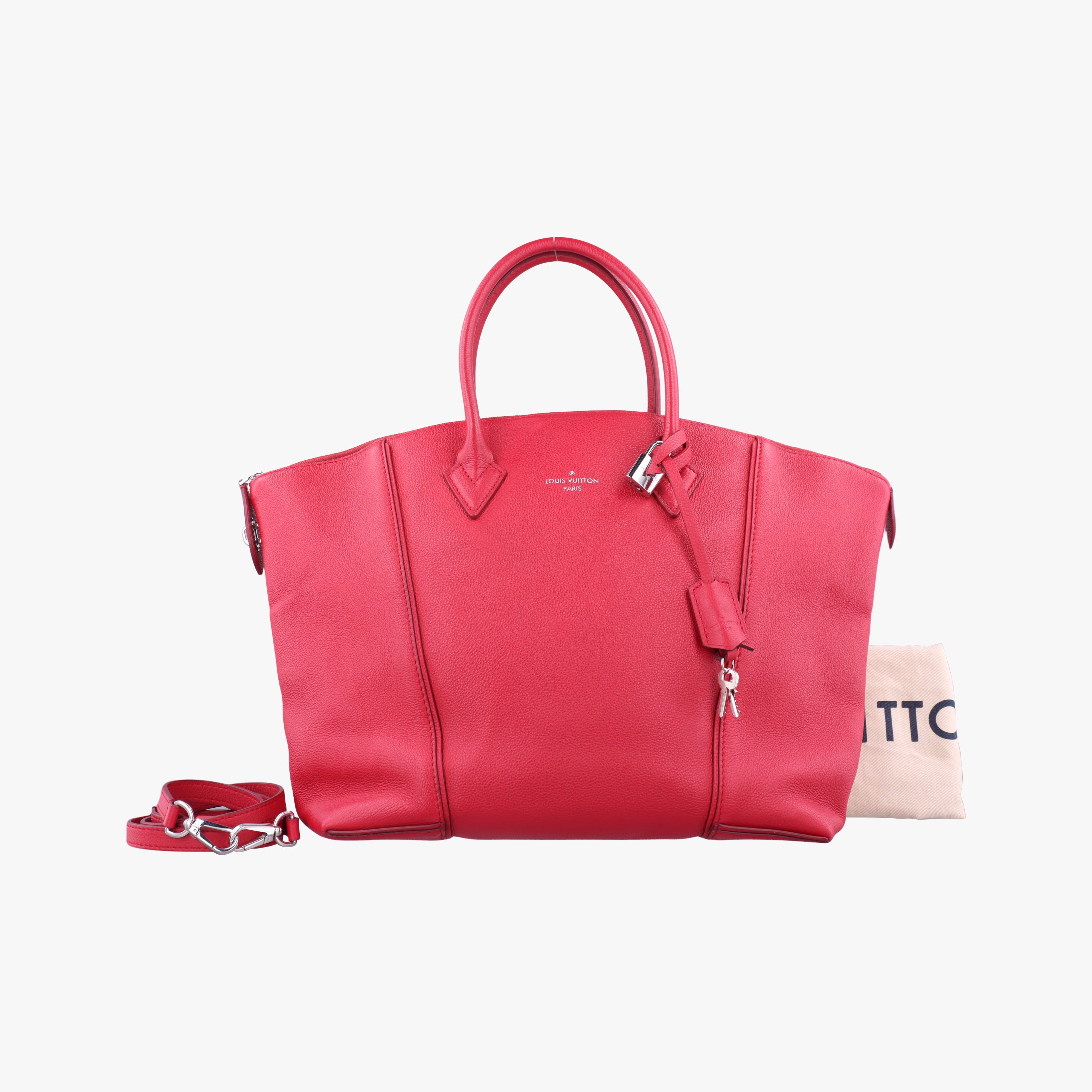Secondhand Louis Vuitton Lockit PM FRAMBOISE Leather M94595 shoulderbag | stylenewstar