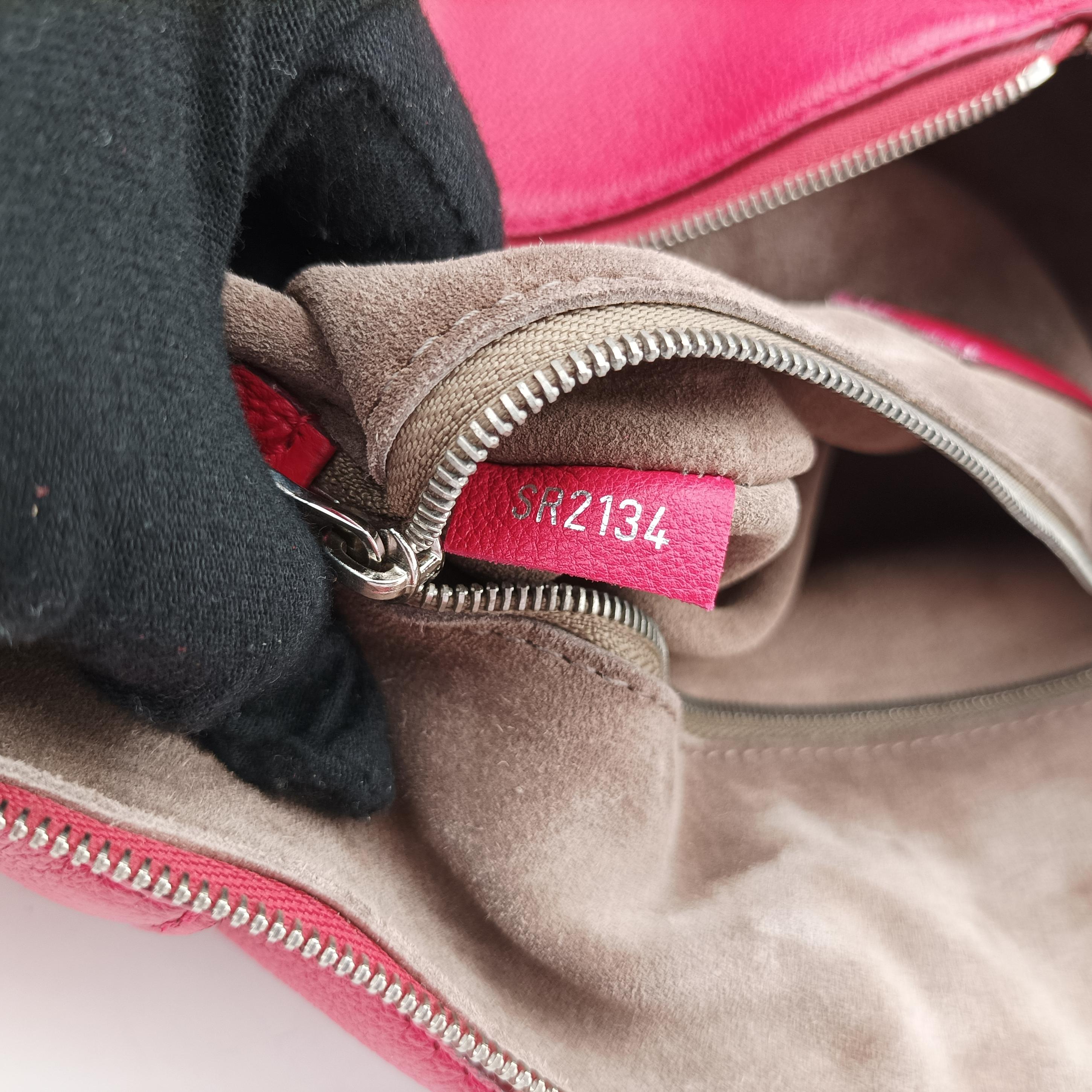 Secondhand Louis Vuitton Lockit PM FRAMBOISE Leather M94595 shoulderbag | stylenewstar