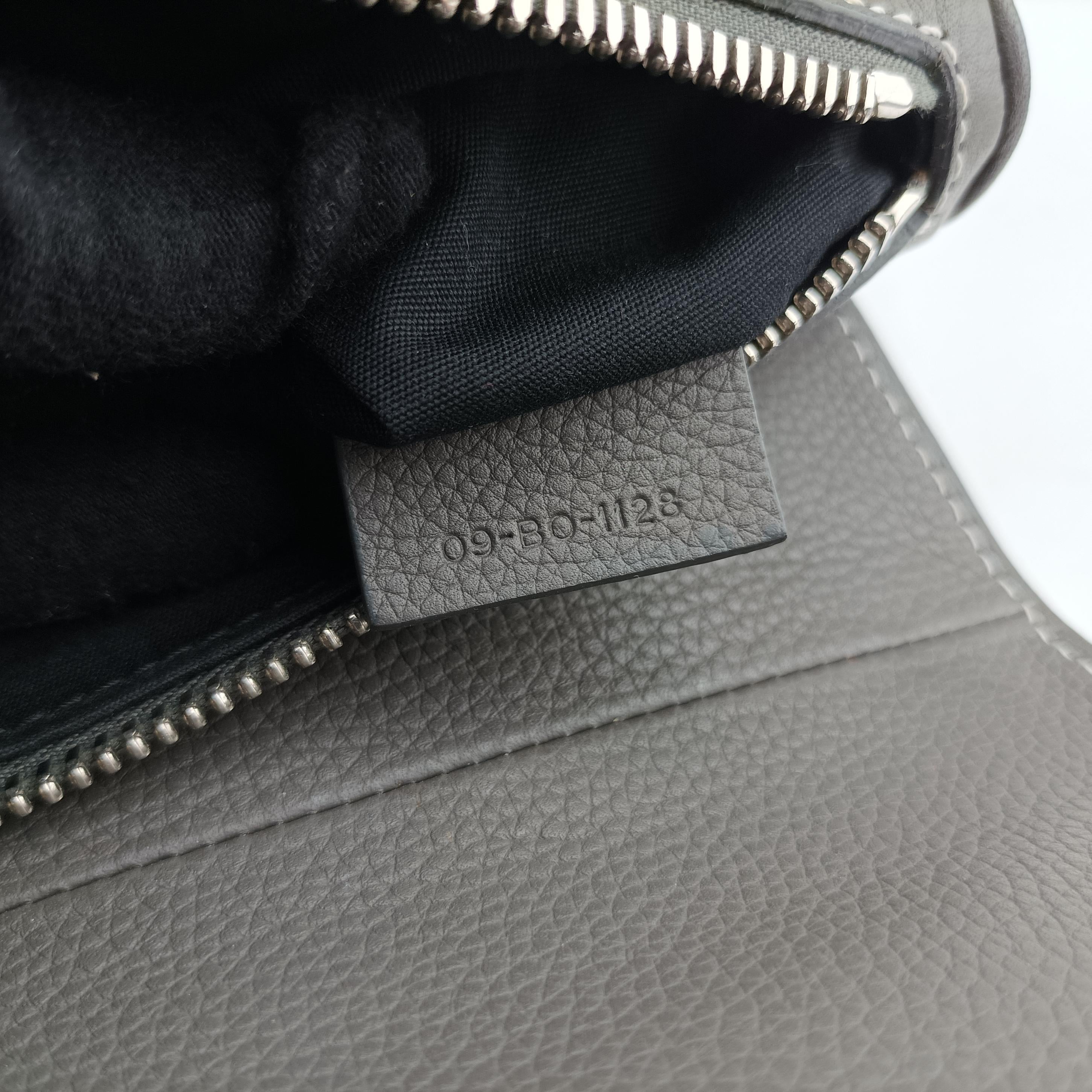 Vintage Christian Dior Saddle Grey Leather  bum bag/waist bag | stylenewstar