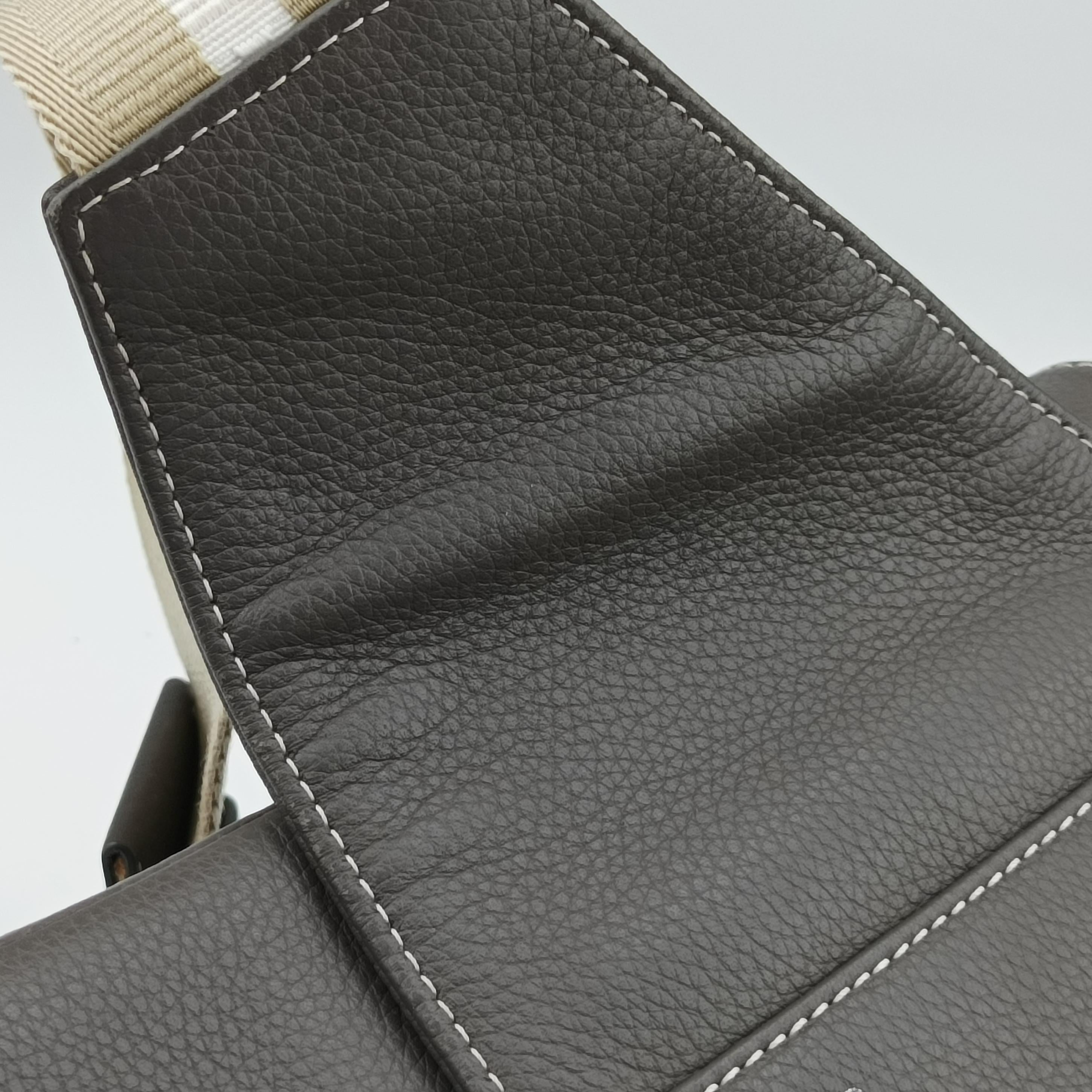 Vintage Christian Dior Saddle Grey Leather  bum bag/waist bag | stylenewstar