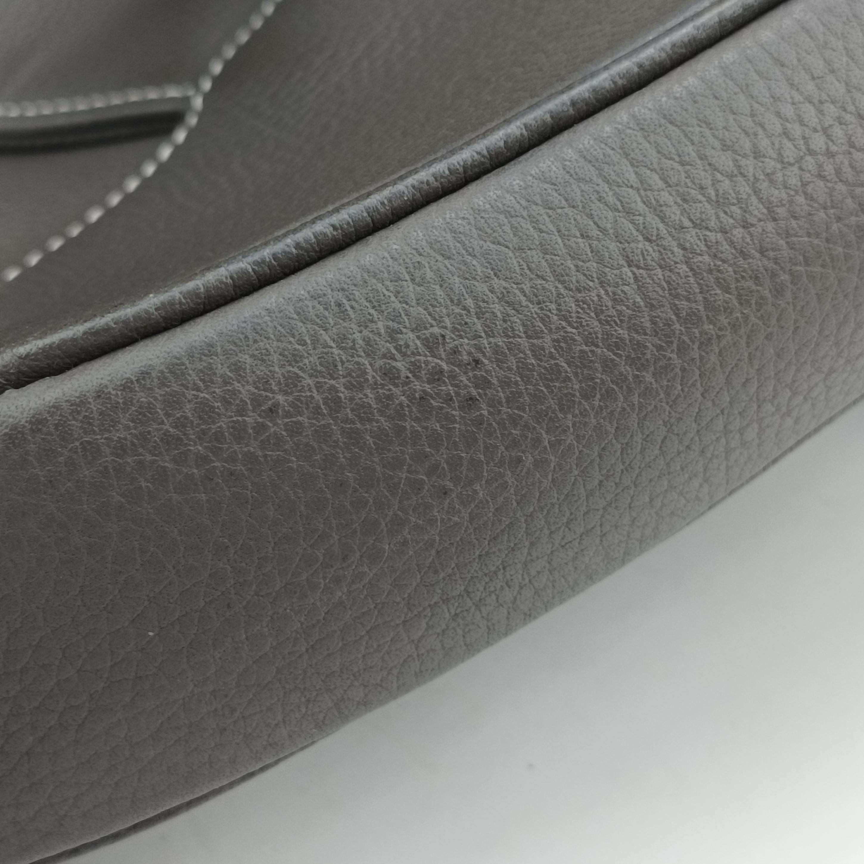 Vintage Christian Dior Saddle Grey Leather  bum bag/waist bag | stylenewstar