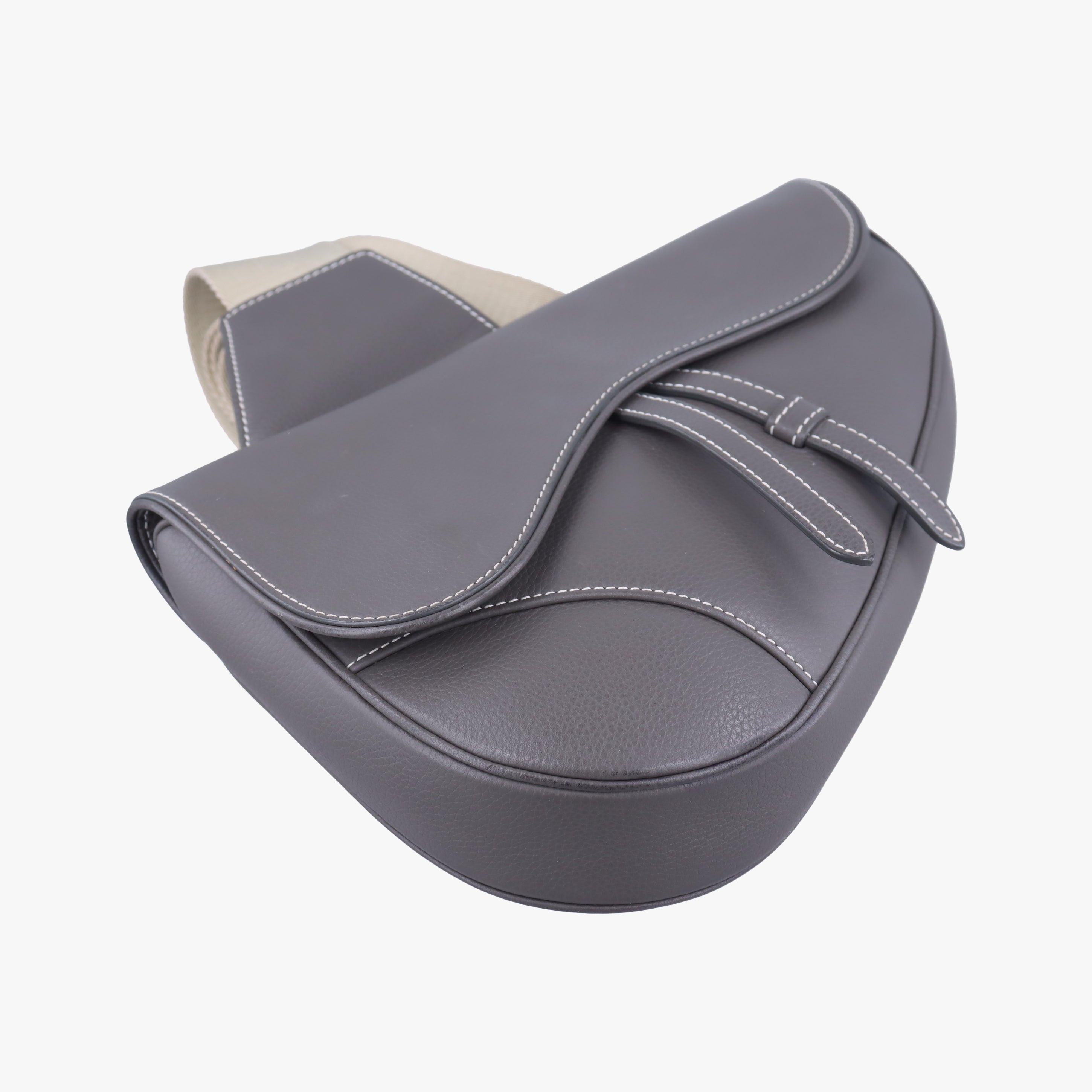 Vintage Christian Dior Saddle Grey Leather  bum bag/waist bag | stylenewstar