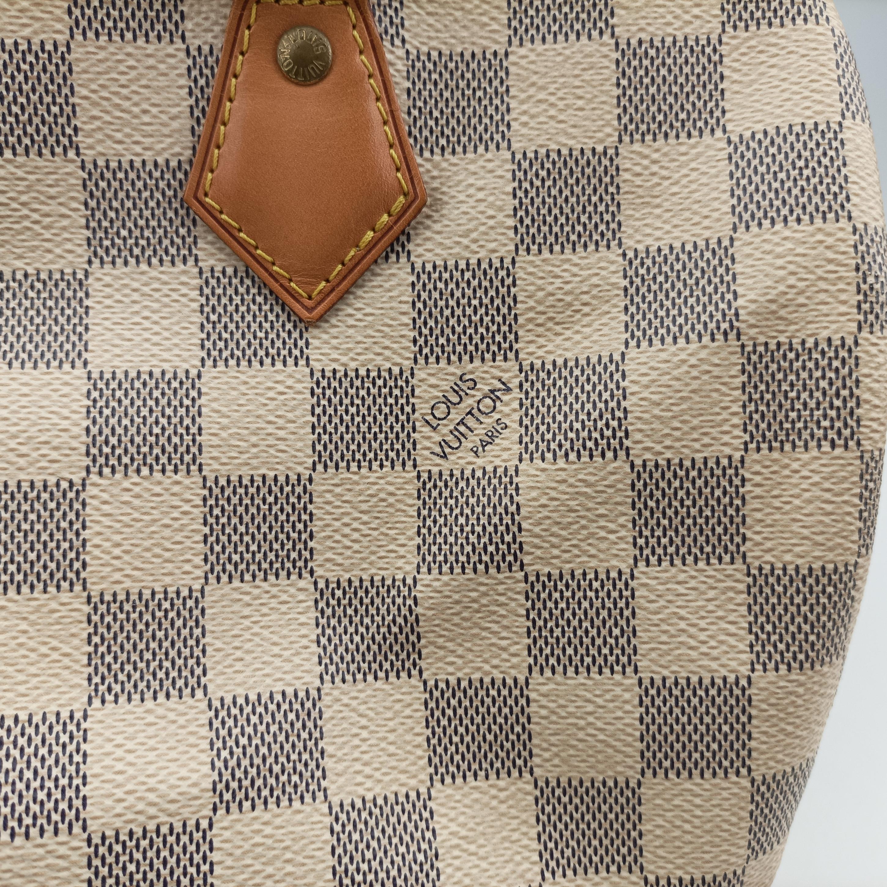 Pre-owned Louis Vuitton Speedy 30 AZUR Damier Canvas N41533 handbag | stylenewstar